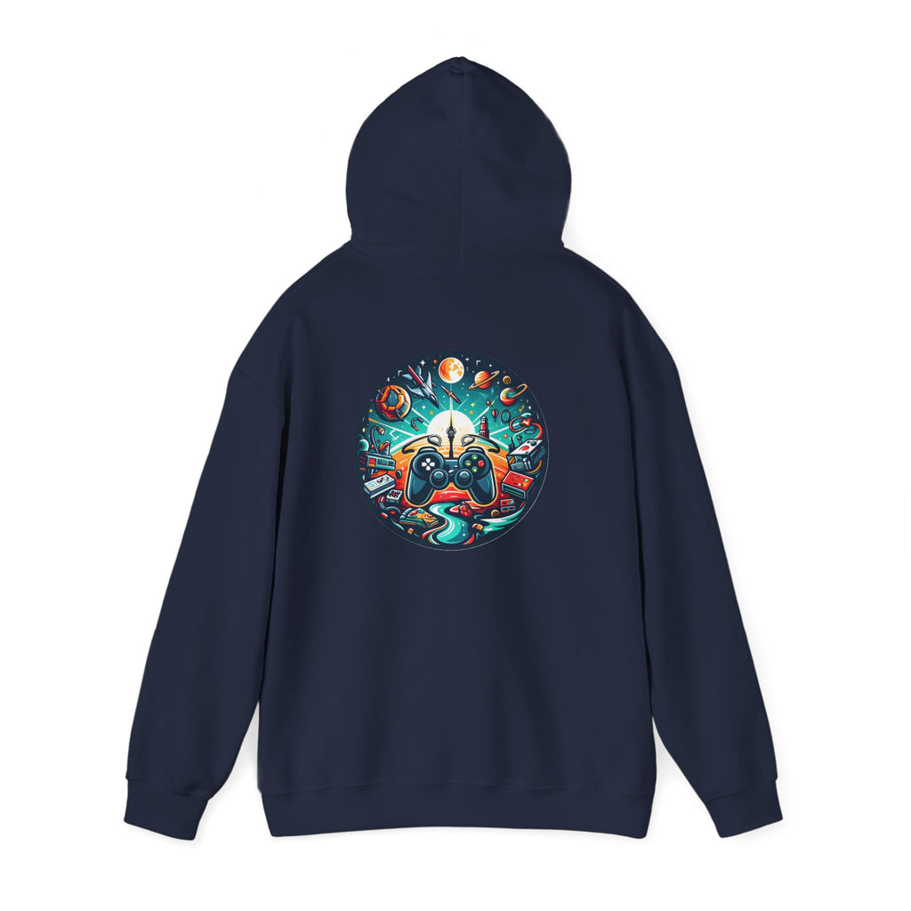 Hoodie — Retro Gaming Galaxy Graphic Pullover