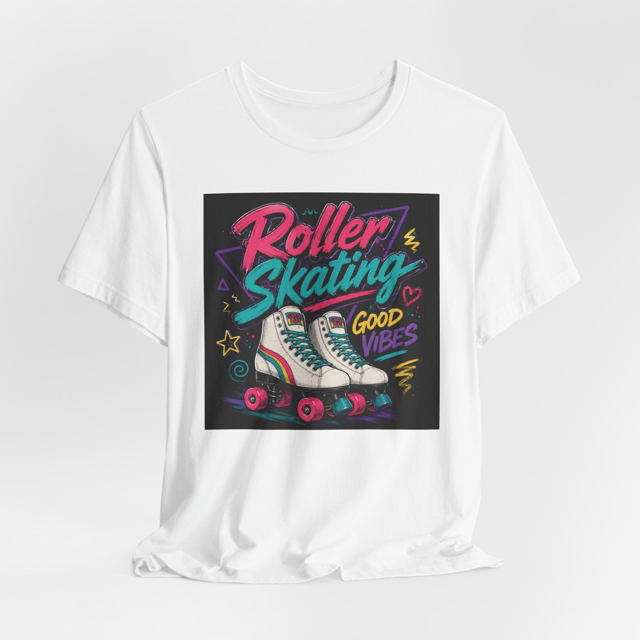 Roller Skating Good Vibes Tee
