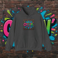 Chillin' Graffiti Hoodie - Colorful Street Art Pullover