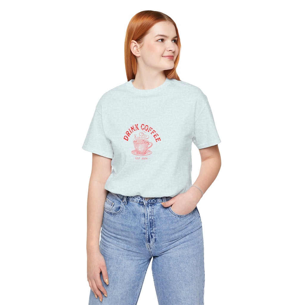 Coffee Lover Tee — "Drink Coffee" Vintage Cup Graphic T-Shirt