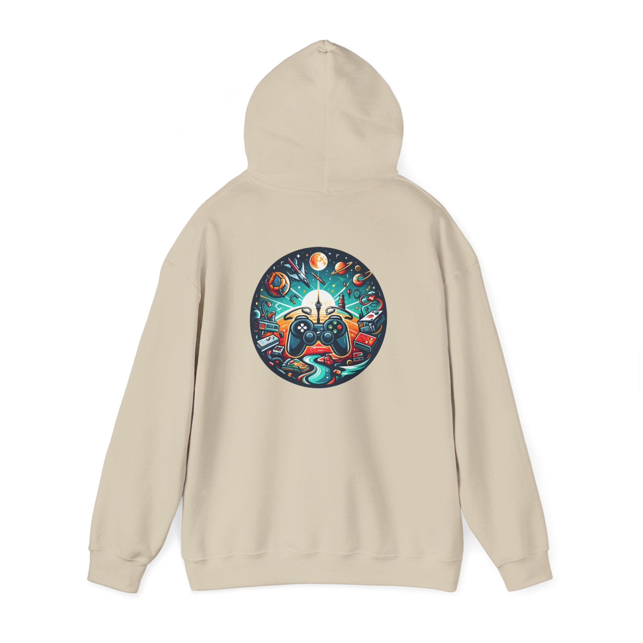Hoodie — Retro Gaming Galaxy Graphic Pullover