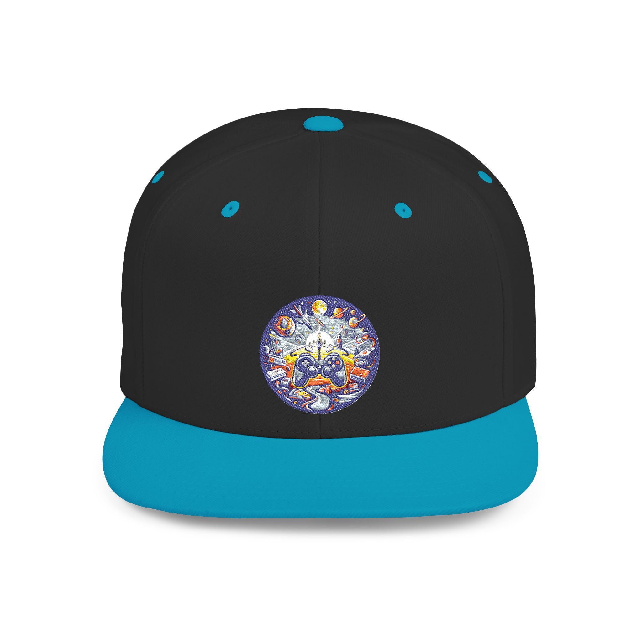 Embroidered Cosmic Gamer Snapback Hat