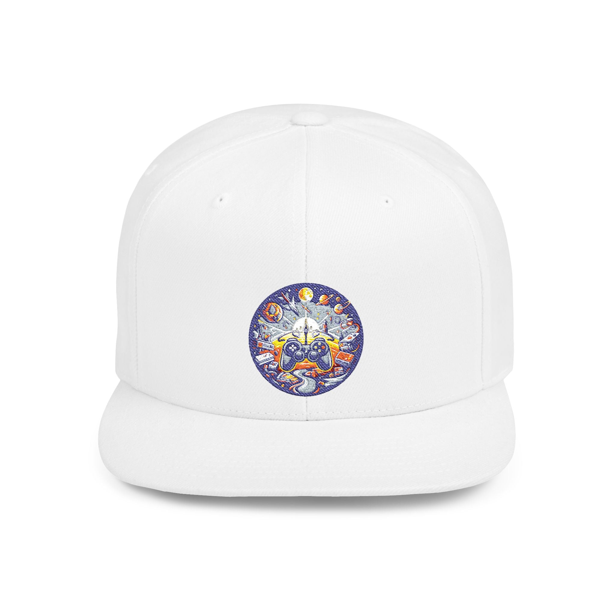 Embroidered Cosmic Gamer Snapback Hat