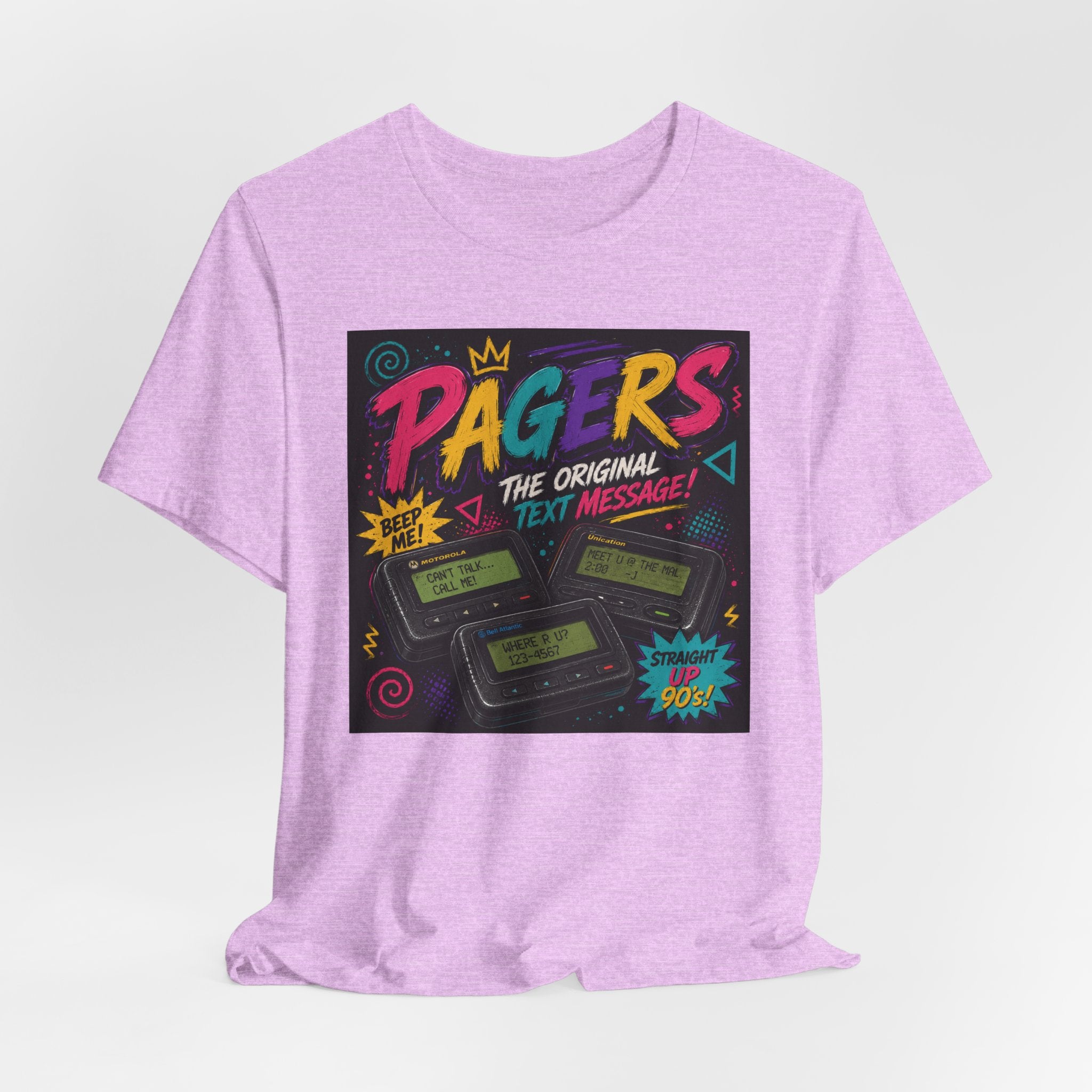 Pager Retro Tee — "Pagers: The Original Text Message" 90s Nostalgia T-Shirt