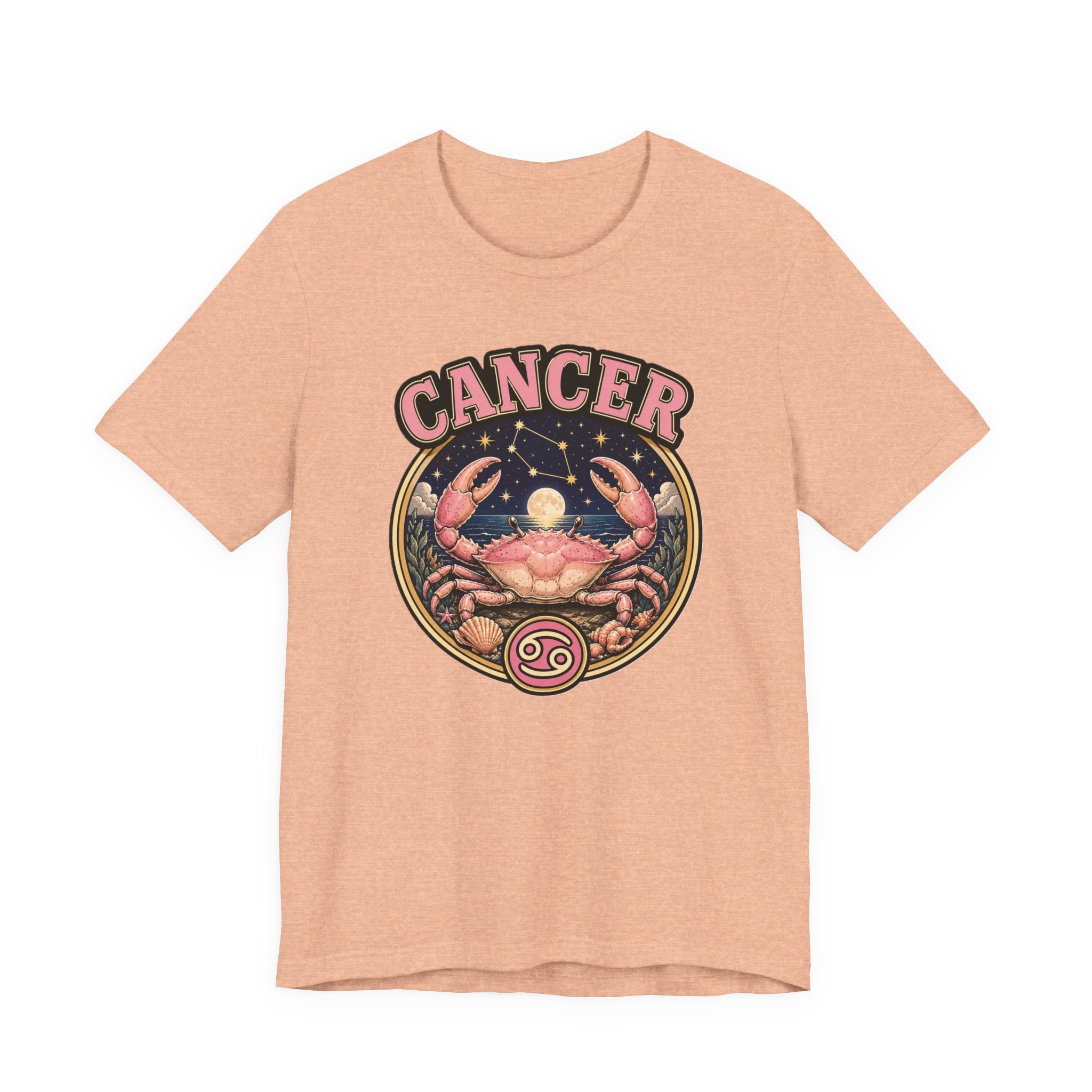 Cancer Zodiac T-Shirt — Retro Crab Astrology Tee