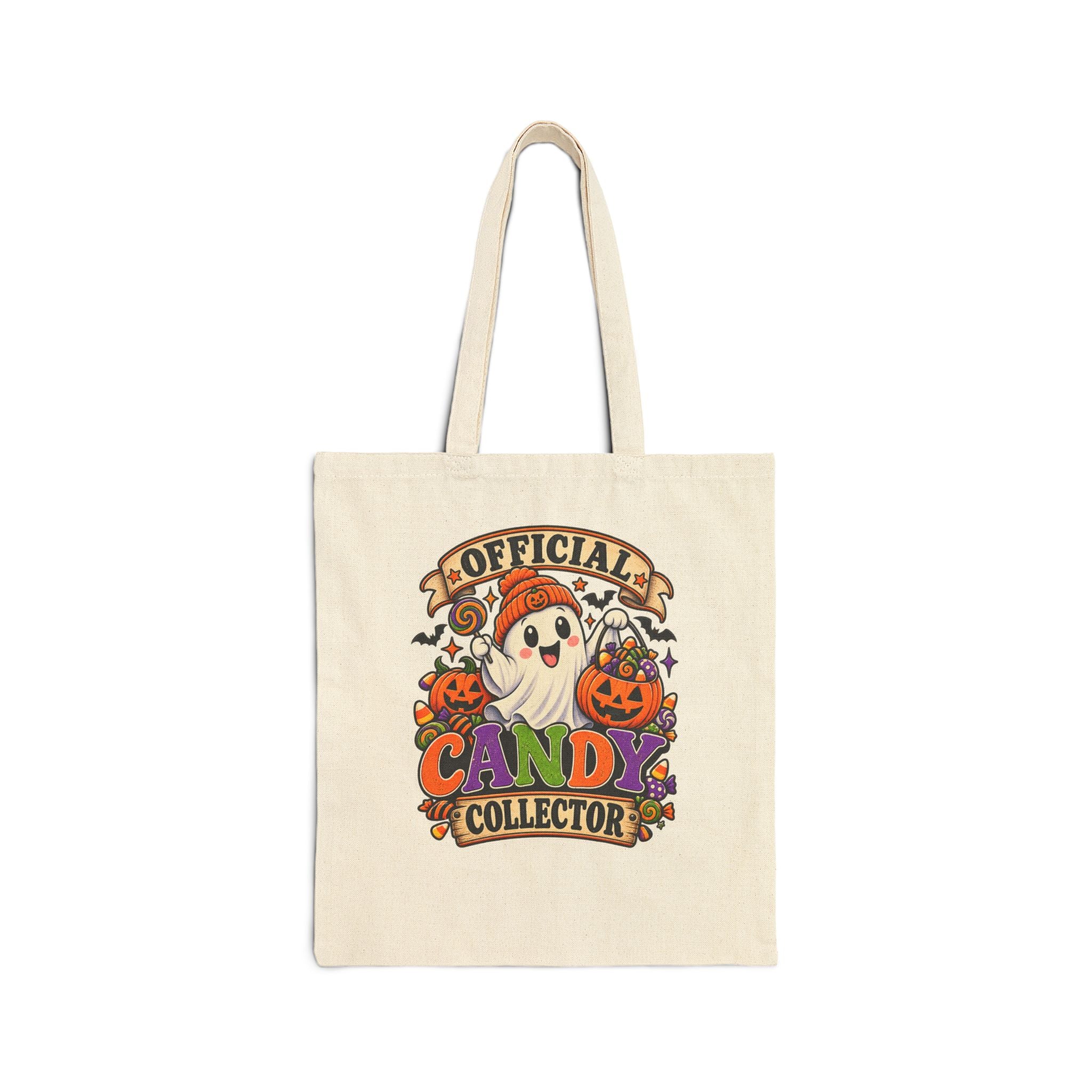 Halloween "Official Candy Collector" Canvas Tote Bag