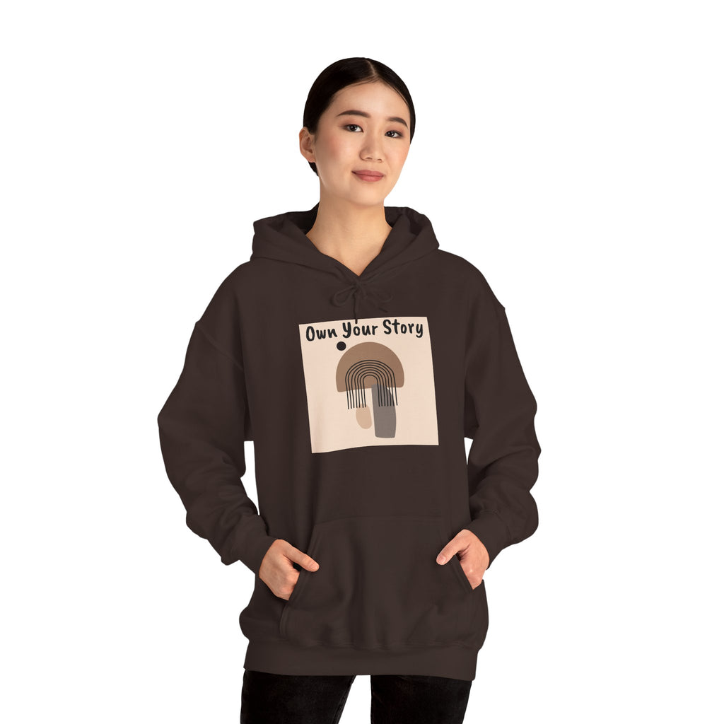 Own Your Story Hoodie — Inspirational Retro Arch Graphic Sweatshirt