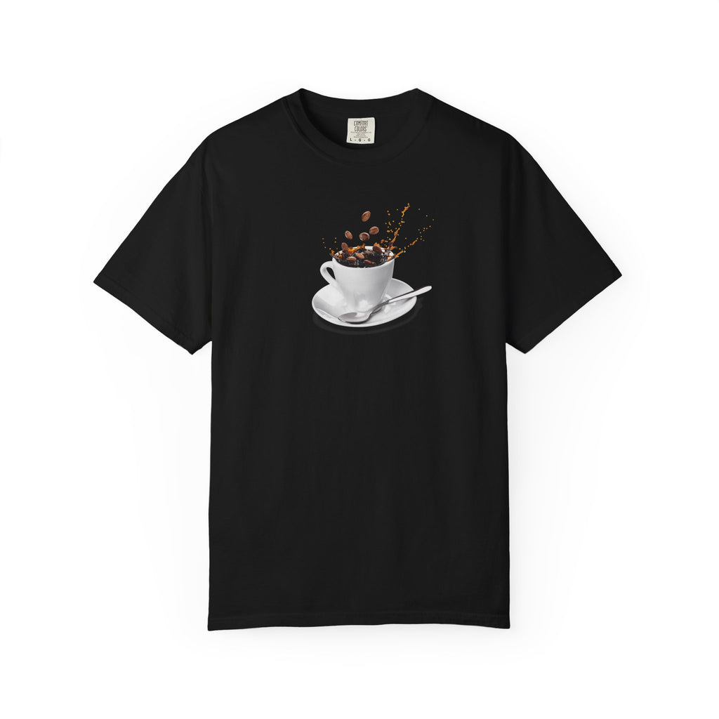 Coffee Splash T-Shirt — Espresso Cup Splash Graphic Tee