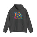 Colorful Fish Hoodie — Vibrant 'Reel Frosted' Fishing Crew Sweatshirt