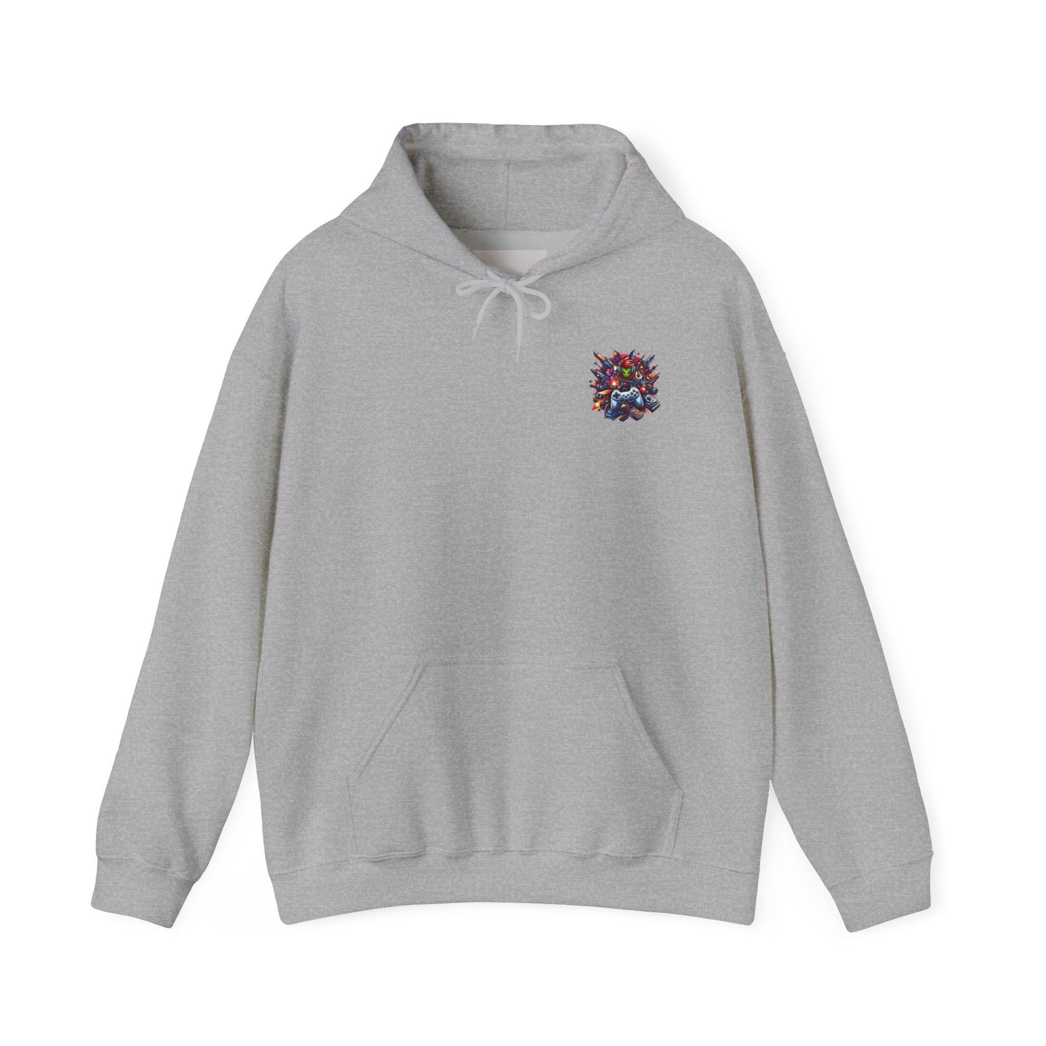 Gaming Controls Graphic Hoodie — Retro Console Controller Gamer Sweatshirt