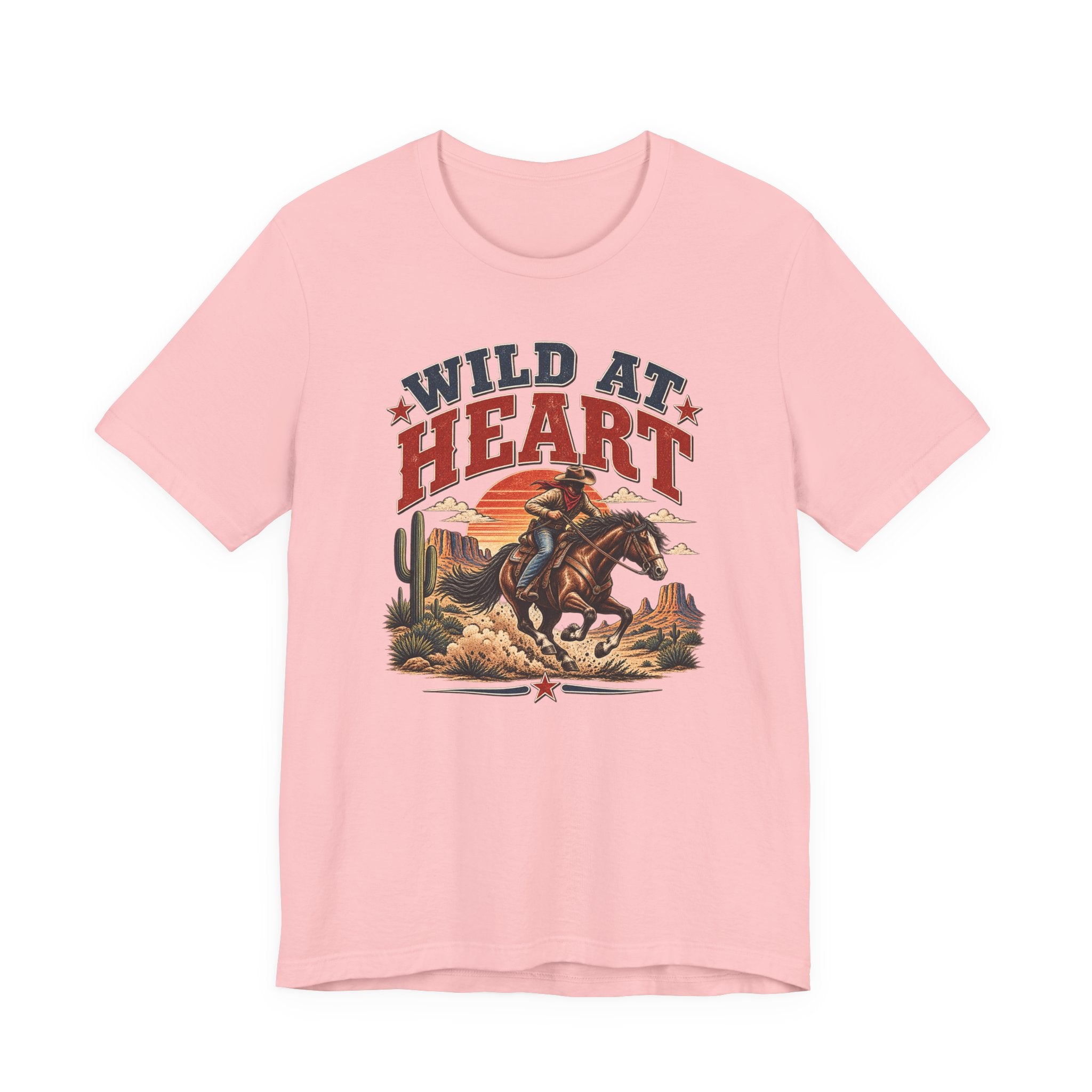 Wild at Heart Cowboy T-Shirt – Western Rodeo Graphic Tee