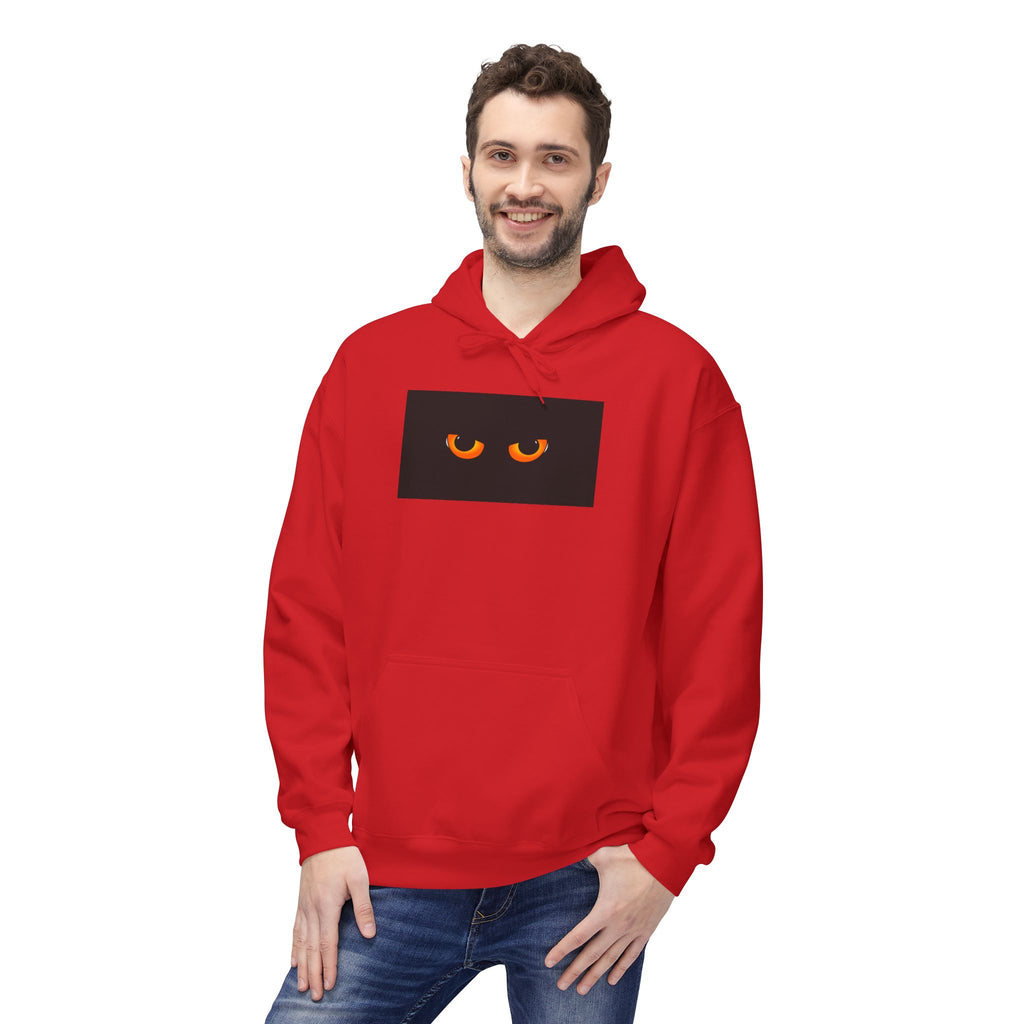 Hoodie - Peeking Cat Eyes Graphic Pullover