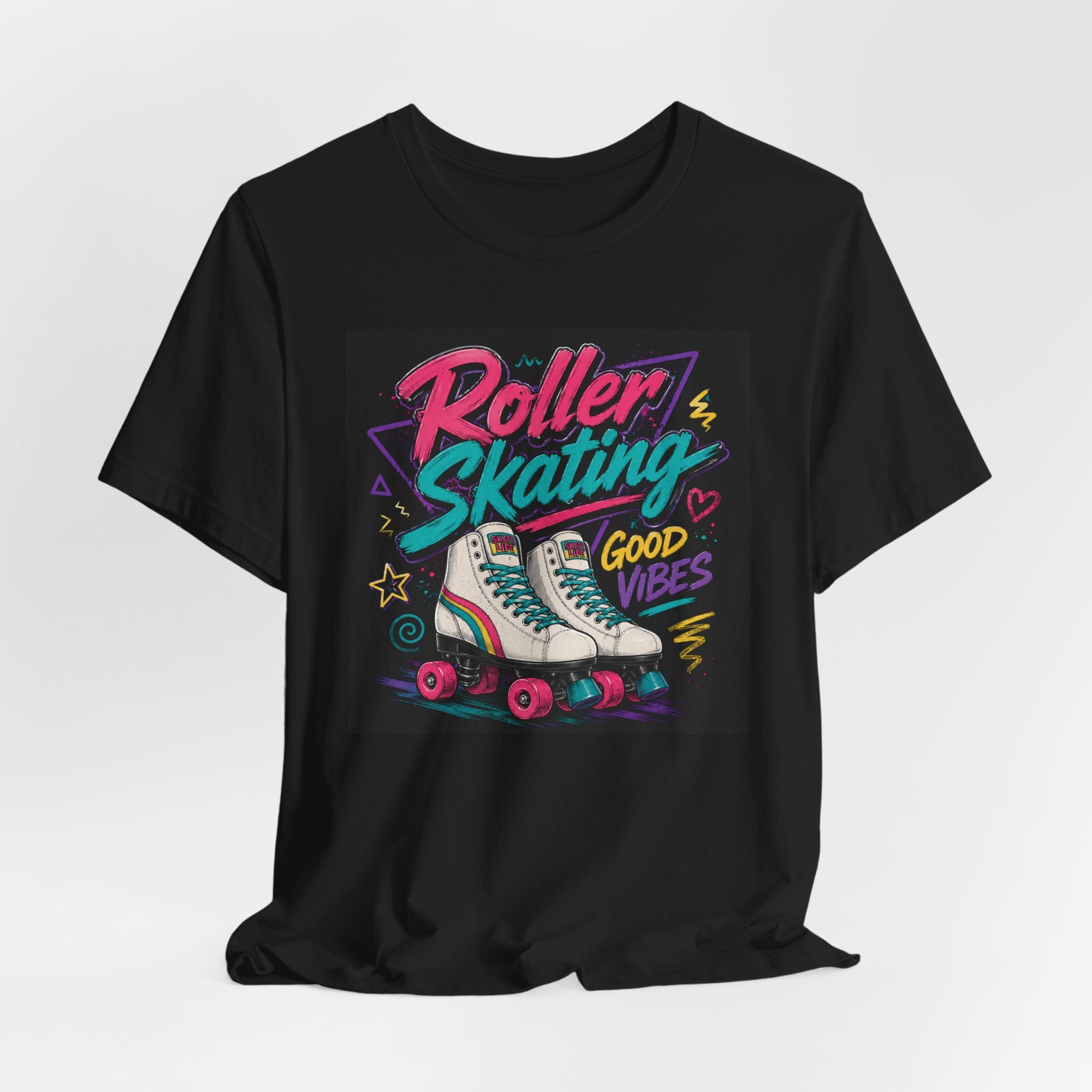 Roller Skating Good Vibes Tee
