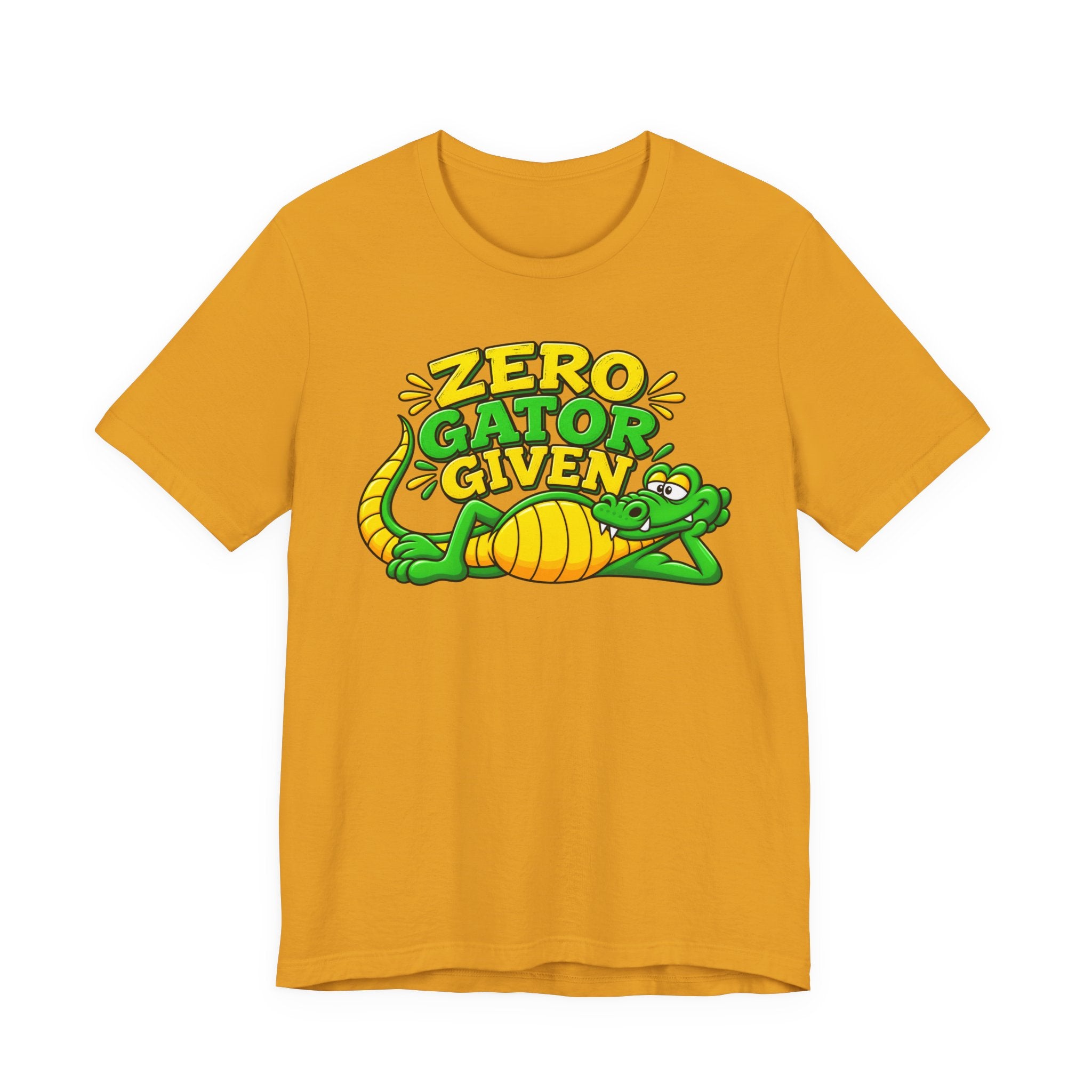 Zero Gator Given T-Shirt – Funny Alligator Graphic Tee