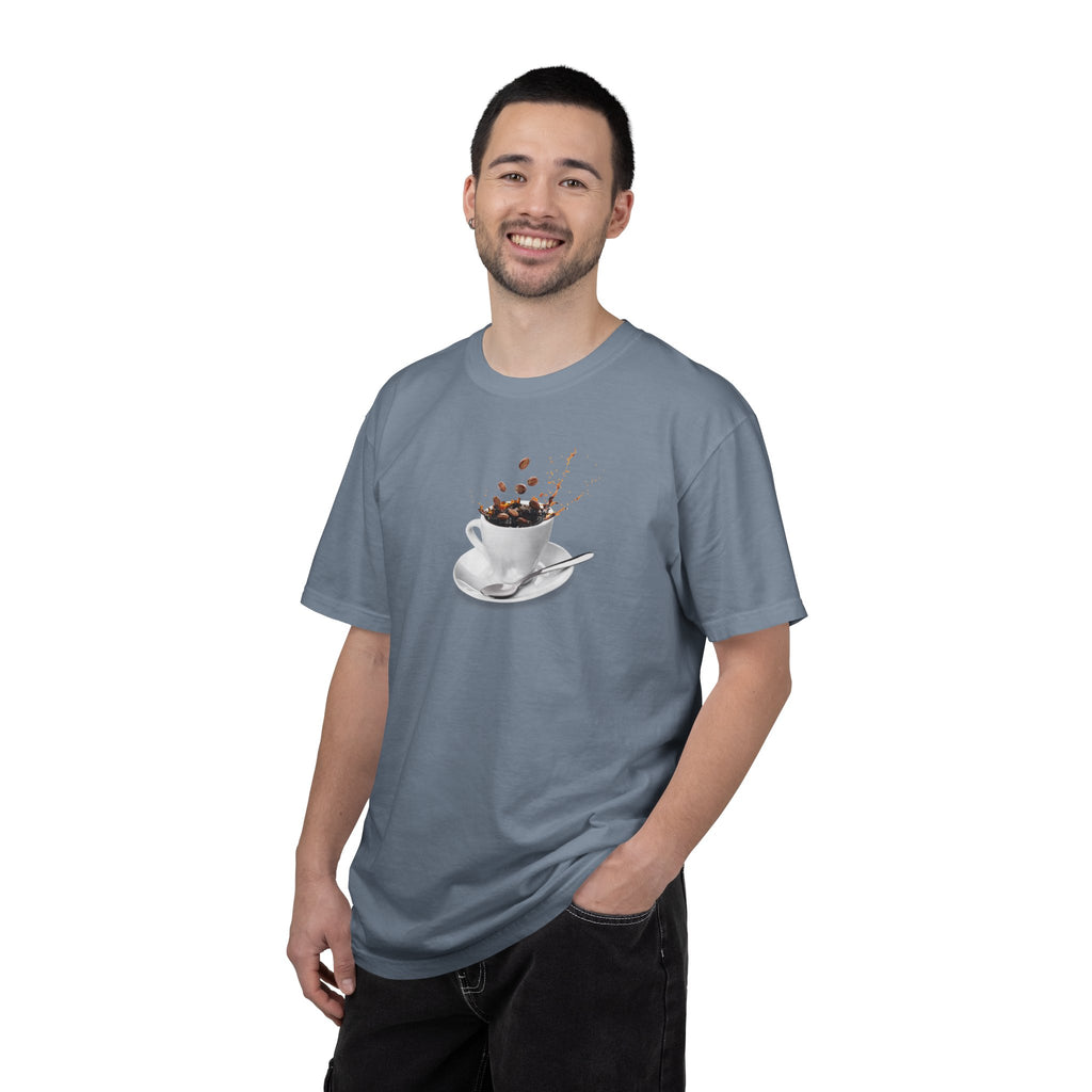 Coffee Splash T-Shirt — Espresso Cup Splash Graphic Tee