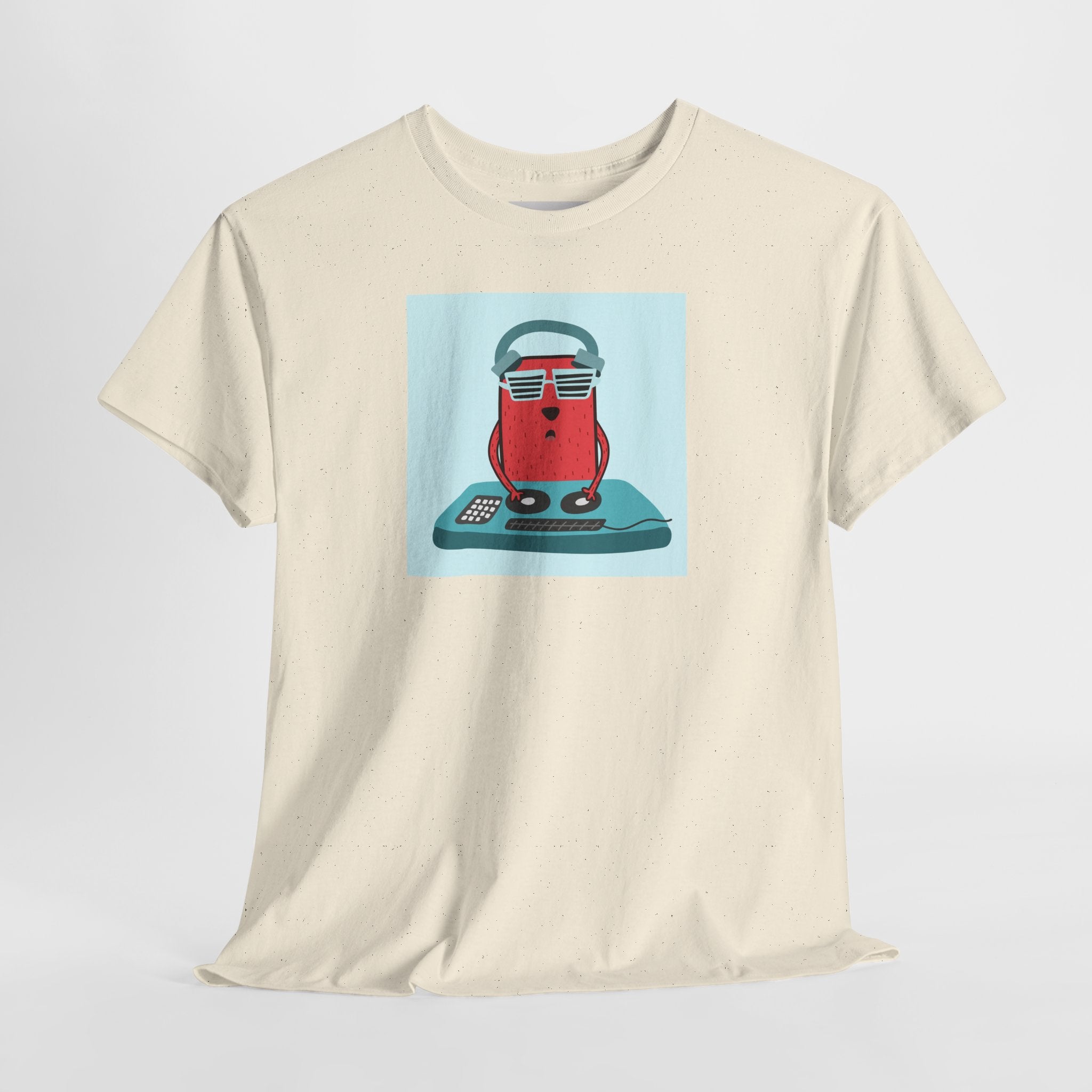 Retro Gamer Cat T-Shirt — Cute Cat with Headphones & Game Controller Tee