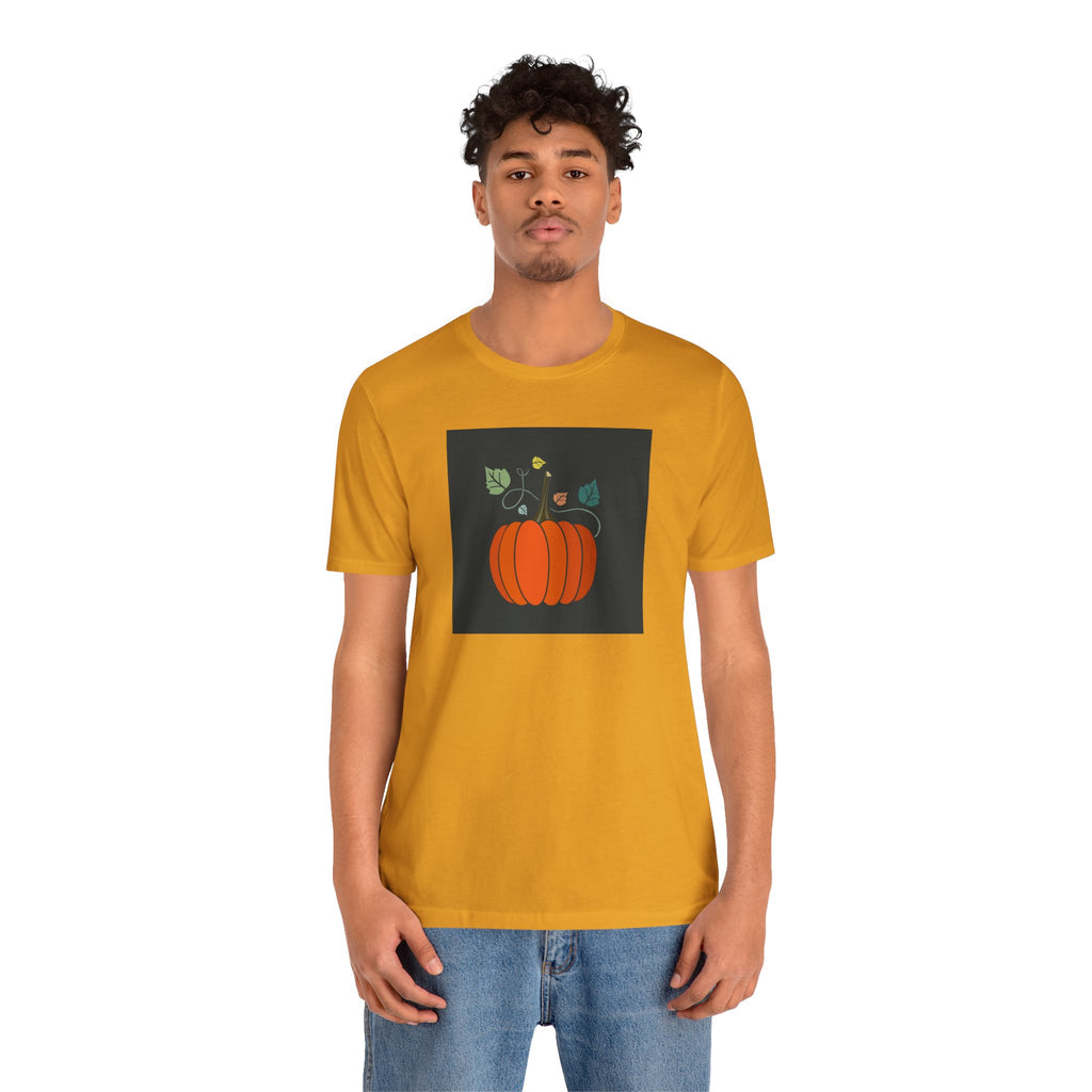 Pumpkin Illustration Tee — Autumn Pumpkin Graphic T-Shirt