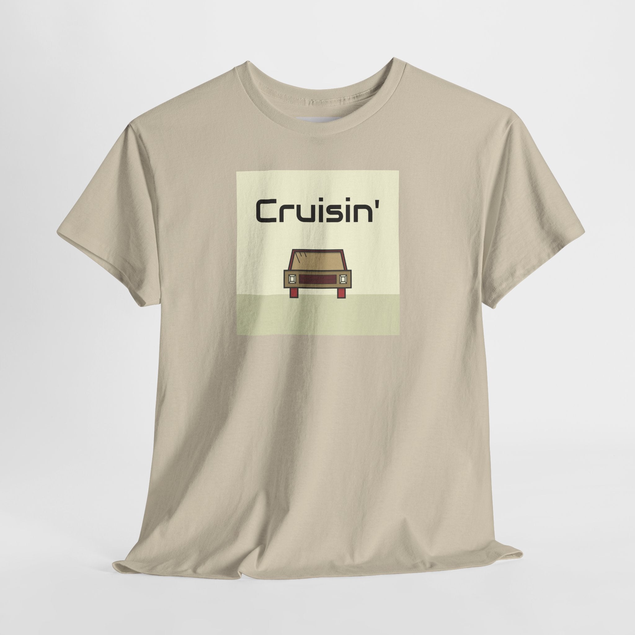 Cruisin' Vintage Car Tee — Retro Road Trip Graphic T-Shirt