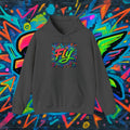 Fly Graffiti Hoodie — Colorful Streetwear Pullover