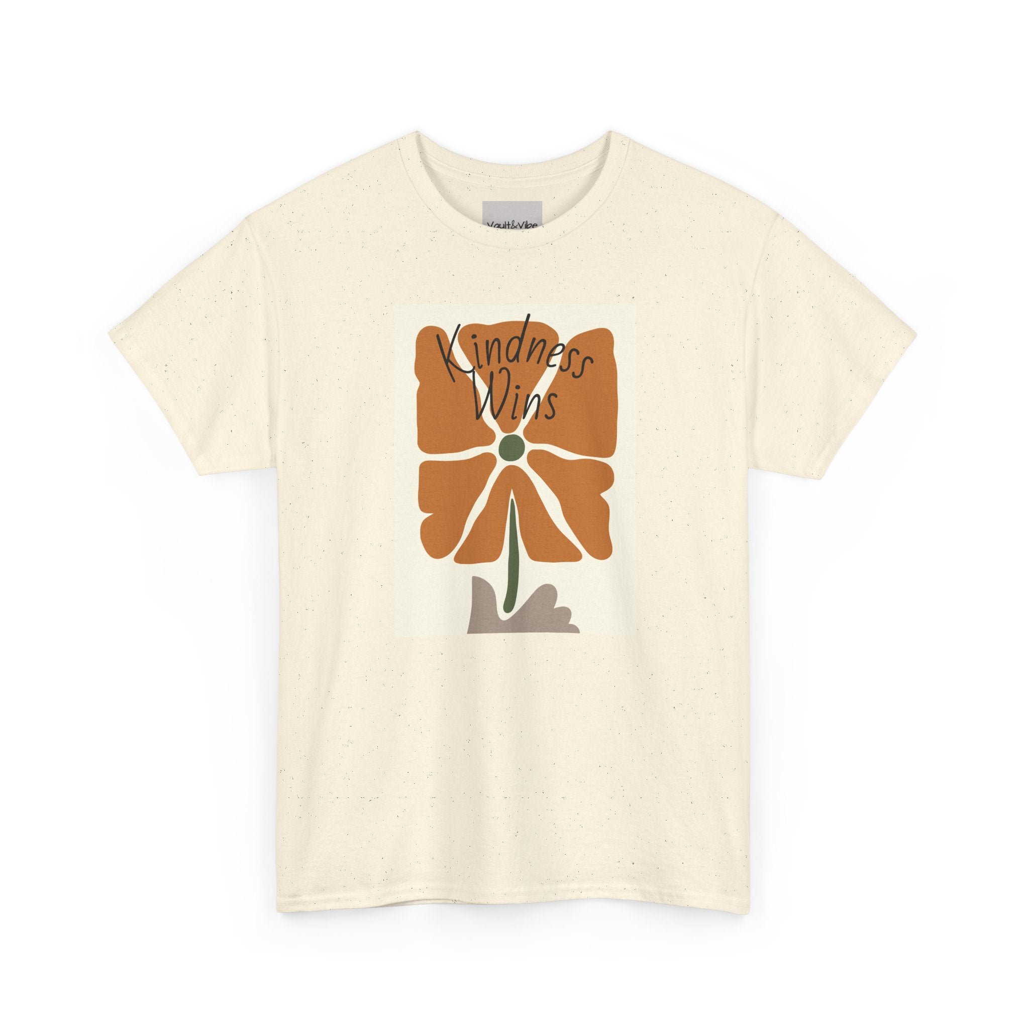 Kindness Wins T‑Shirt — Retro Floral Graphic Tee