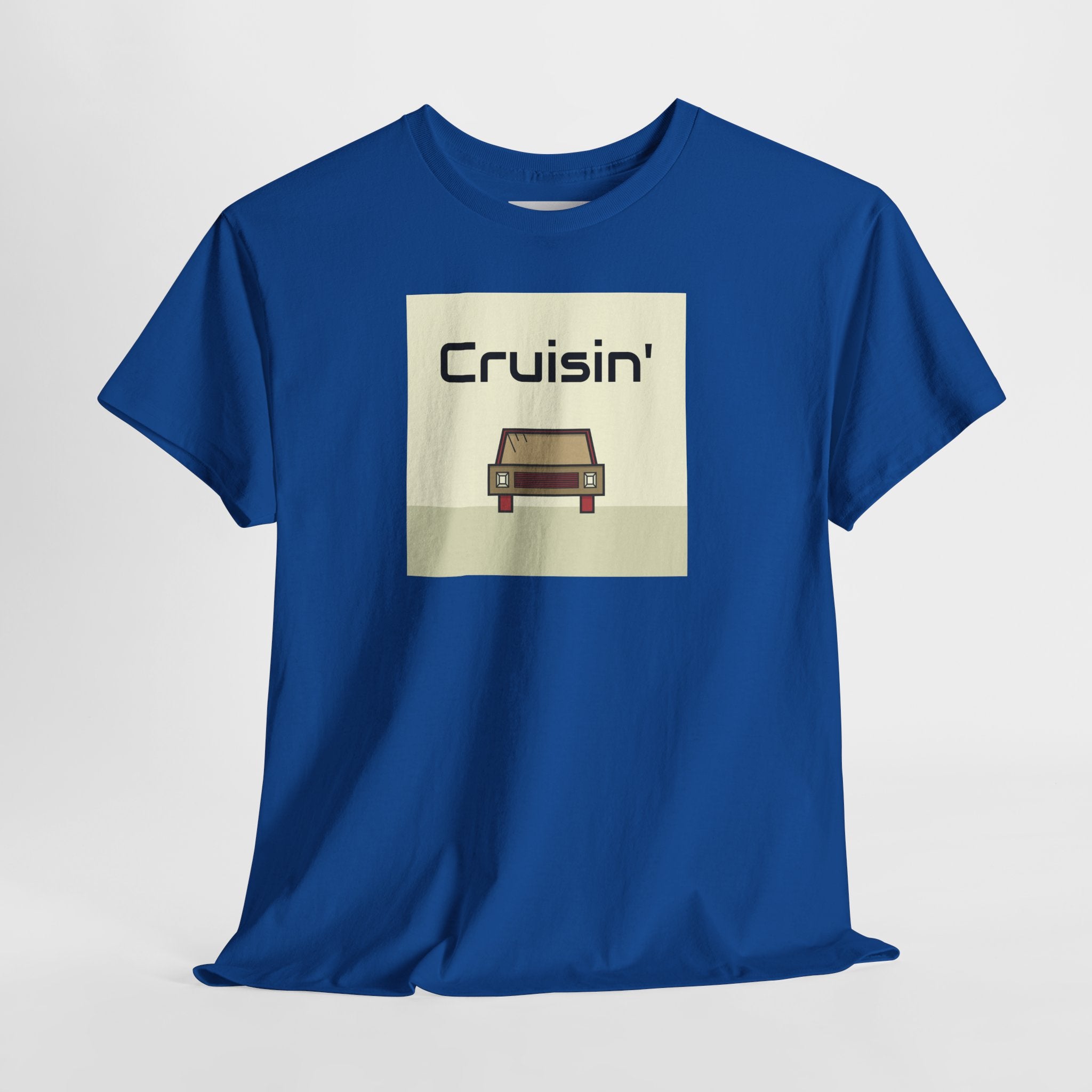 Cruisin' Vintage Car Tee — Retro Road Trip Graphic T-Shirt