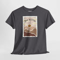 Be Iconic Tee — Retro Sunset Mountain Graphic T‑Shirt