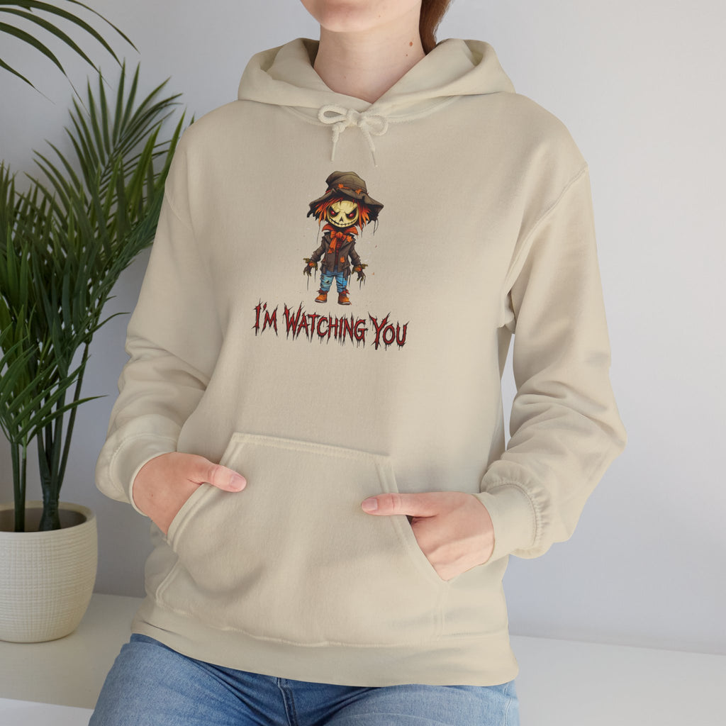 Scarecrow 'I'm Watching You' Hoodie — Cute Creepy Fall Pullover