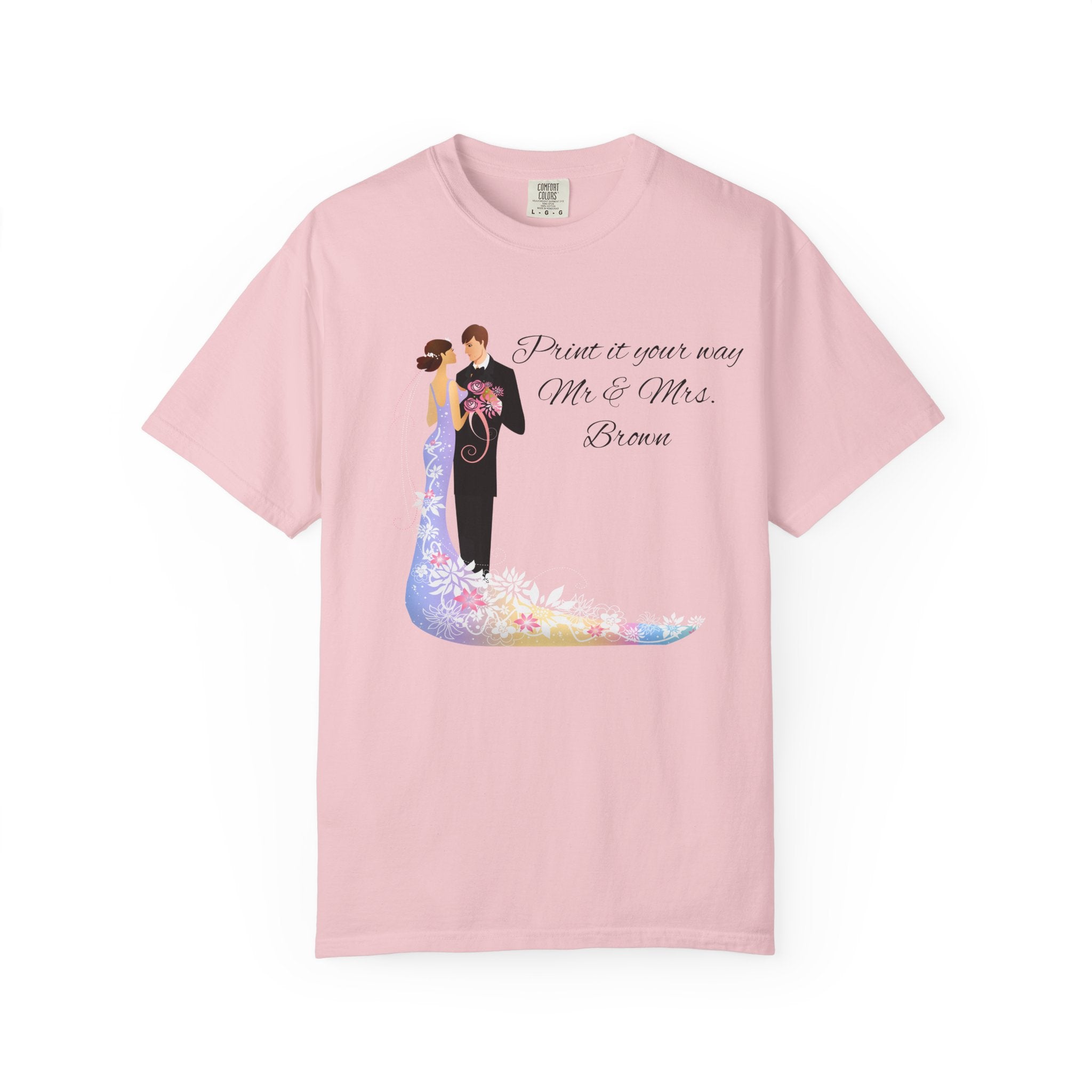 Wedding Couple T-Shirt — 'From This Moment Mr. & Mrs.' Bridal Tee