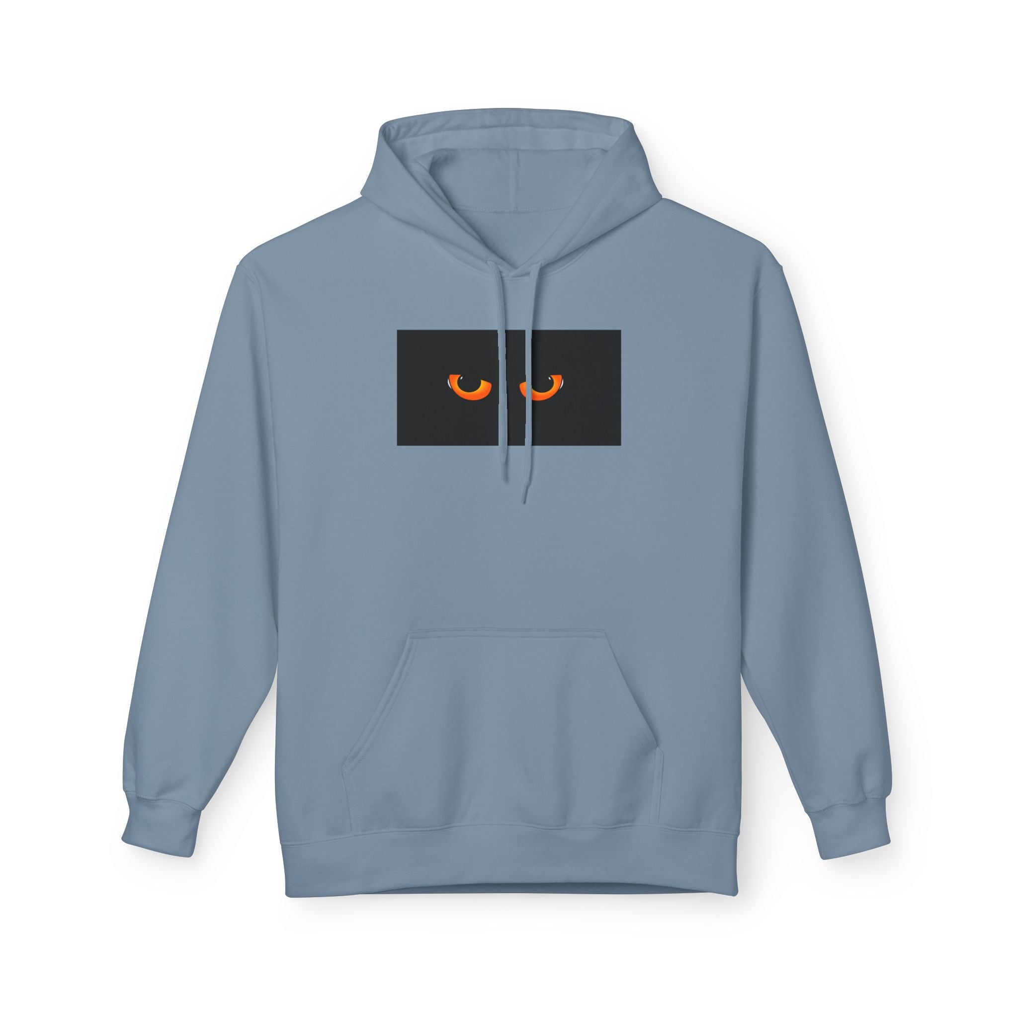Hoodie - Peeking Cat Eyes Graphic Pullover