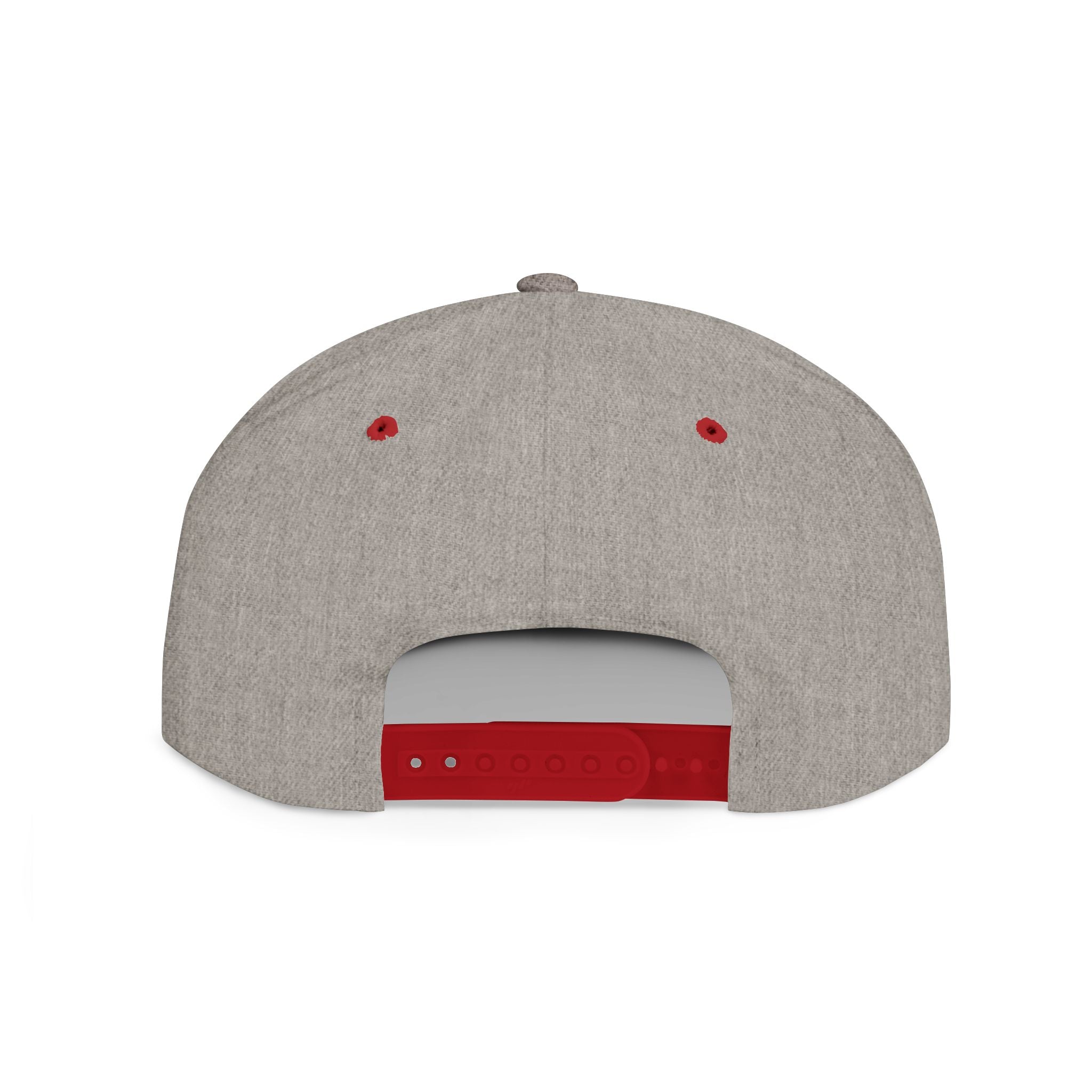 Snapback Hat — Retro Cosmic Basketball Graphic Flat Bill Cap