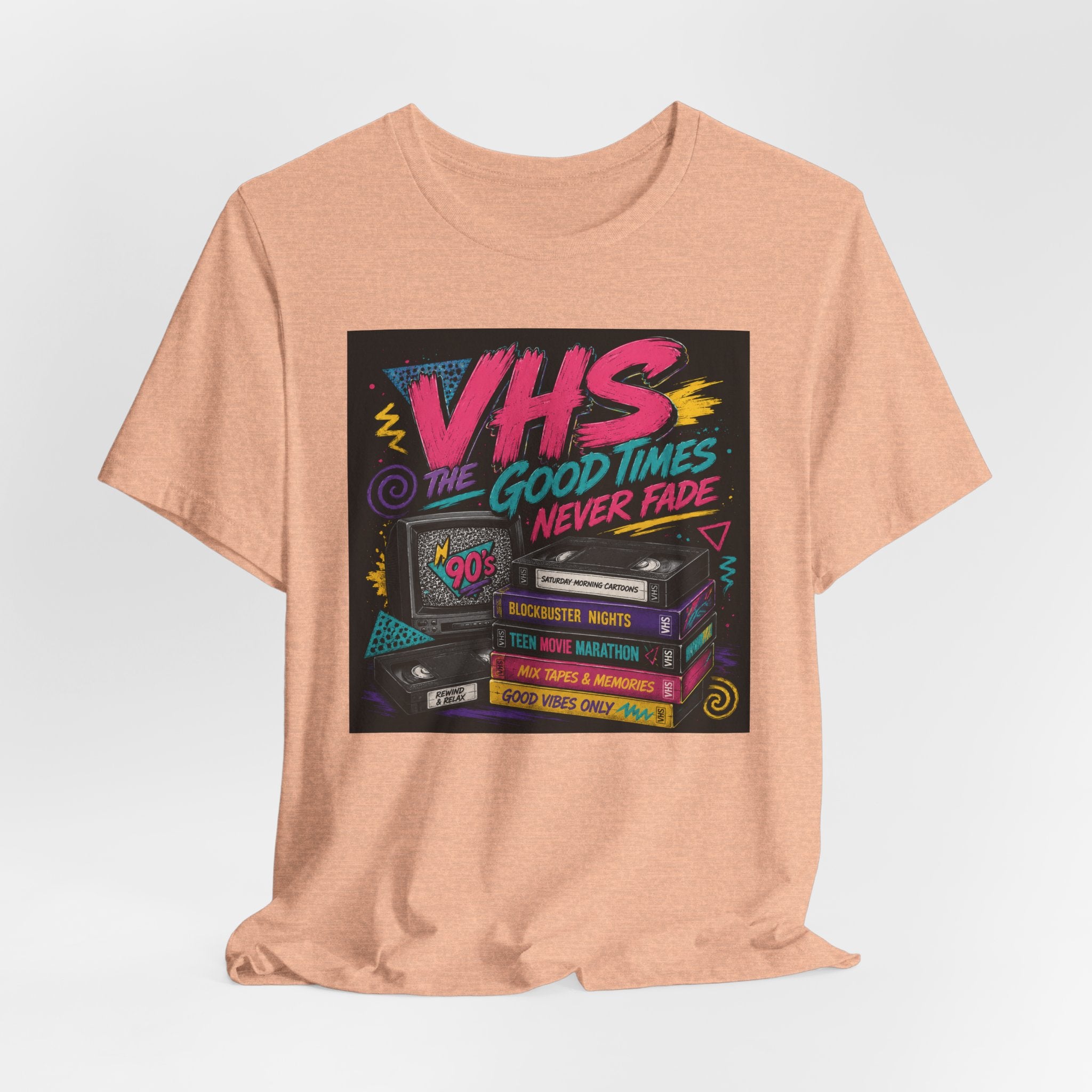 VHS The Good Times Never Fade T-Shirt — Retro 80s/90s Nostalgia Tee