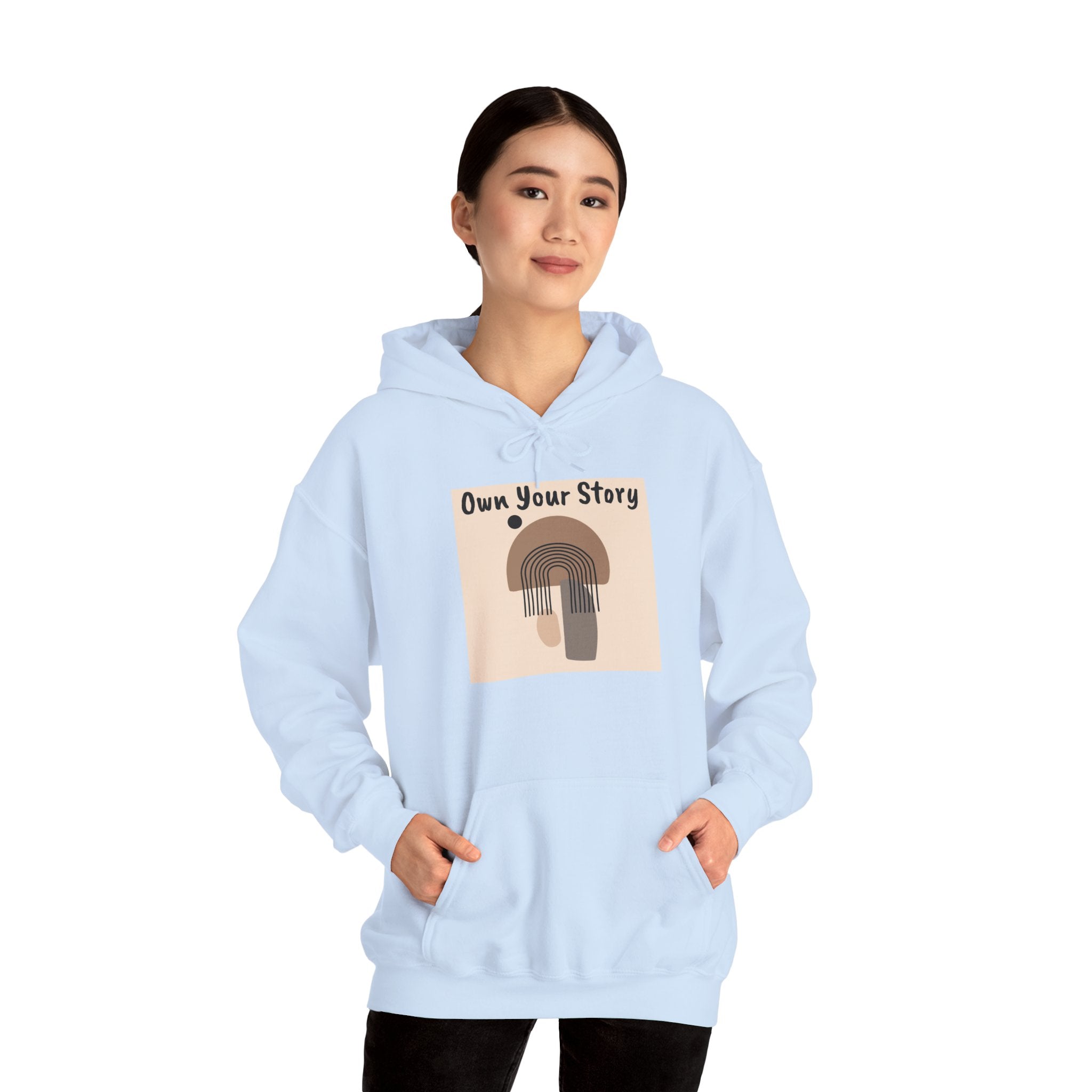 Own Your Story Hoodie — Inspirational Retro Arch Graphic Sweatshirt