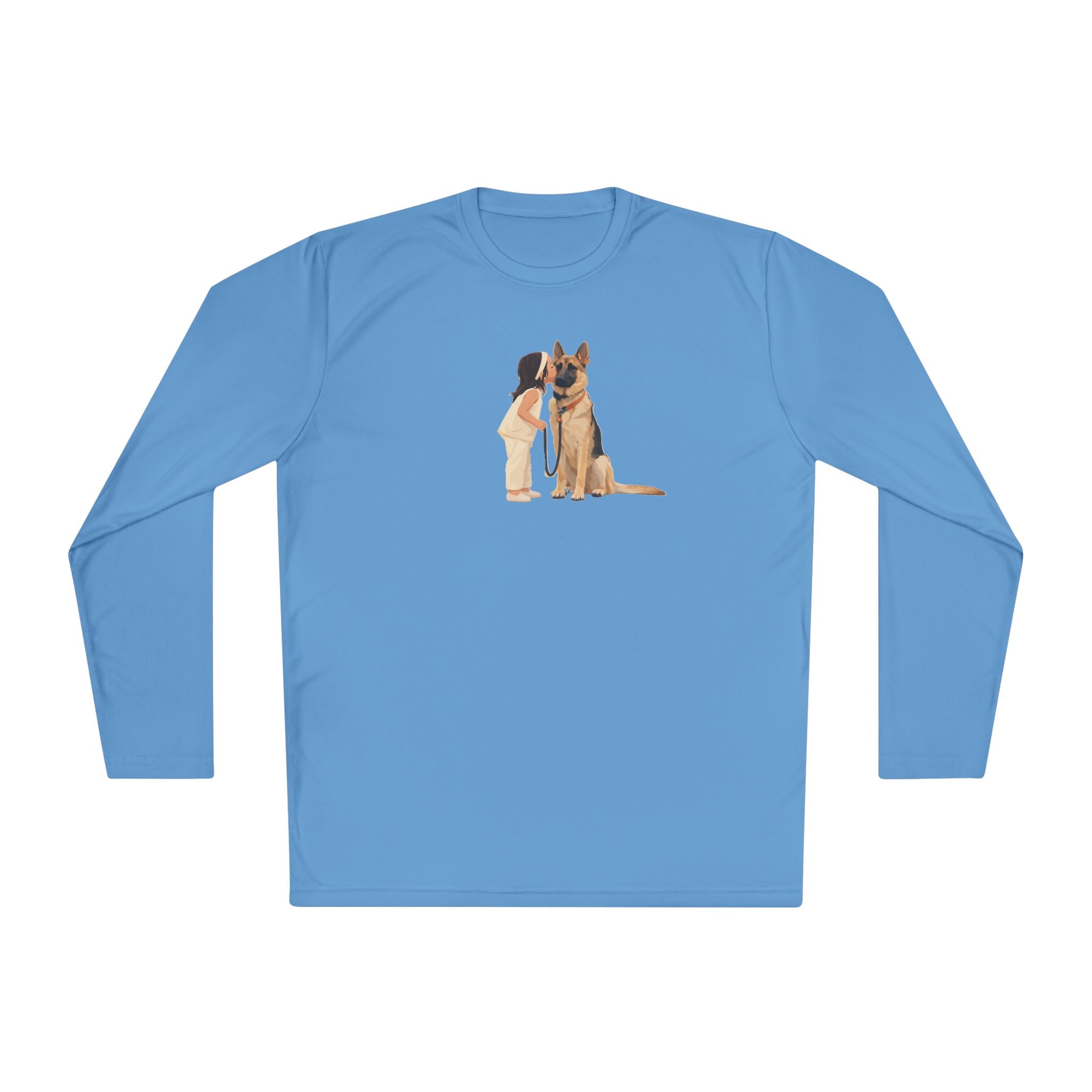 German Shepherd Hug Long Sleeve Tee — Cute Dog Lover Shirt