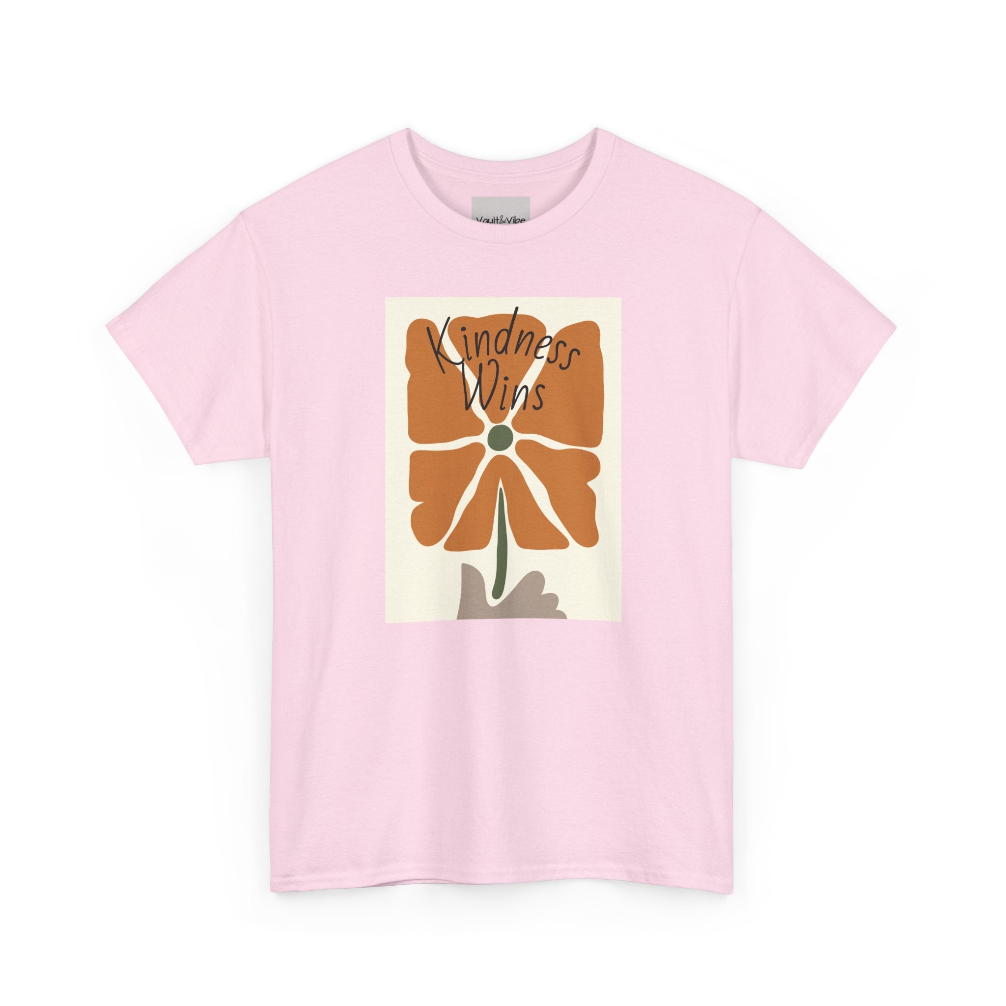 Kindness Wins T‑Shirt — Retro Floral Graphic Tee