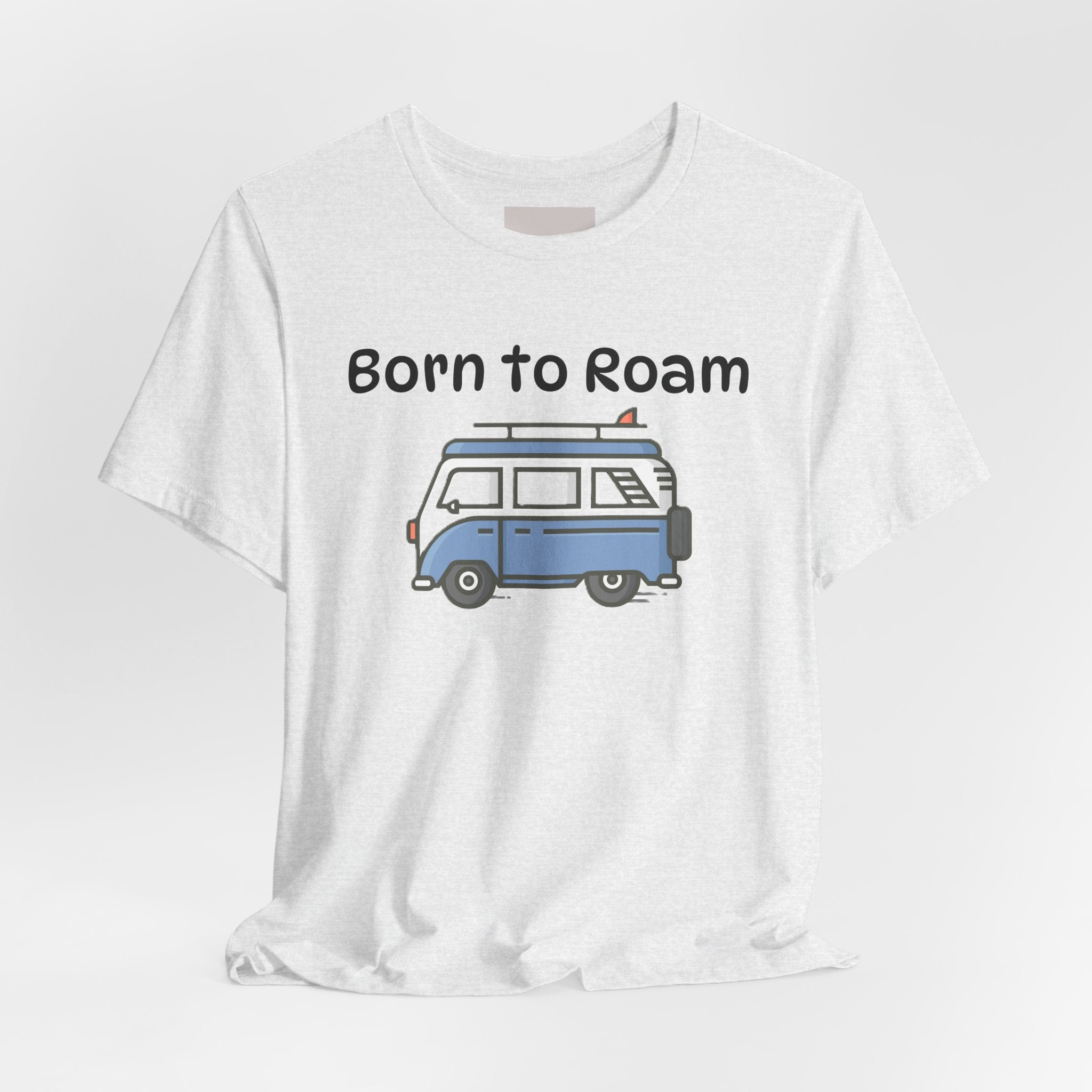 Born to Roam Camper Van Tee — Adventure Travel Graphic T-Shirt