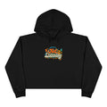 Not Listening Crop Hoodie — Retro Graphic Cropped Hoodie