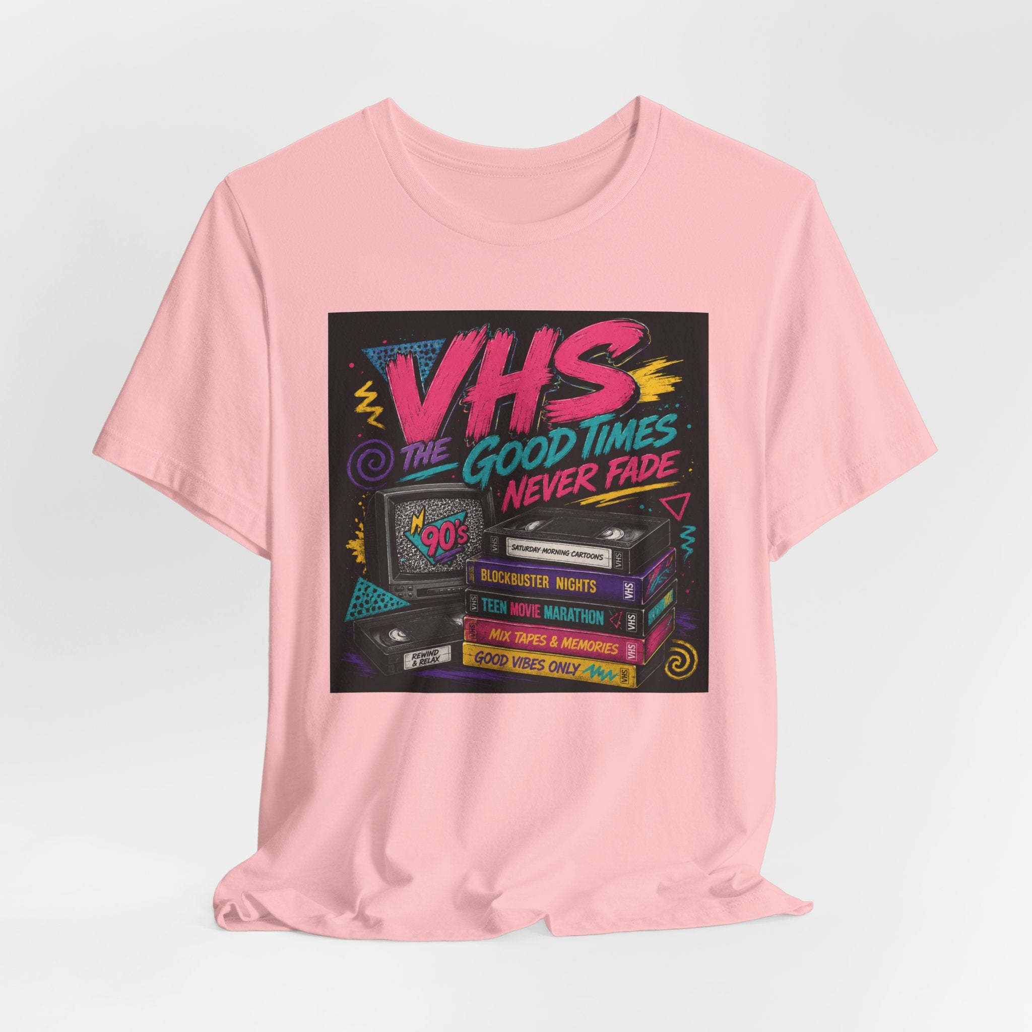 VHS The Good Times Never Fade T-Shirt — Retro 80s/90s Nostalgia Tee