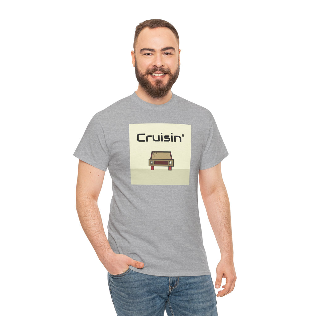Cruisin' Vintage Car Tee — Retro Road Trip Graphic T-Shirt