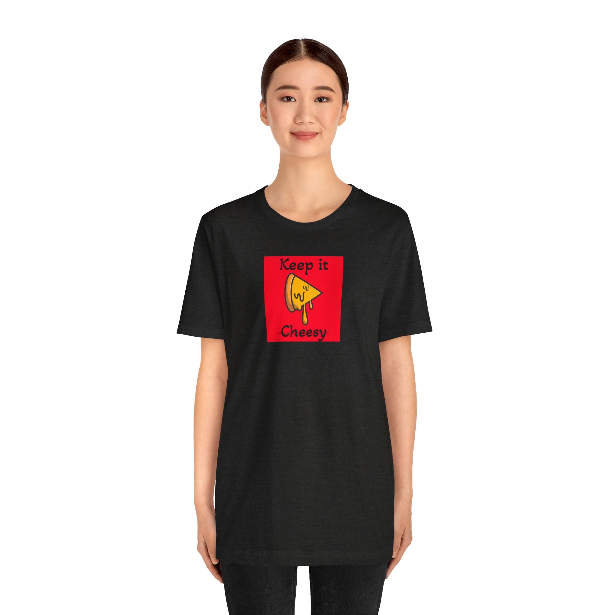 Keep It Cheesy T-Shirt — Funny Grilled Cheese Graphic Tee