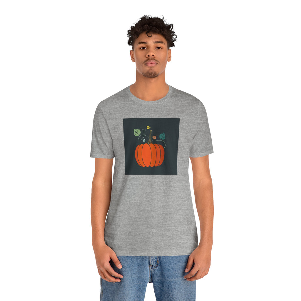 Pumpkin Illustration Tee — Autumn Pumpkin Graphic T-Shirt