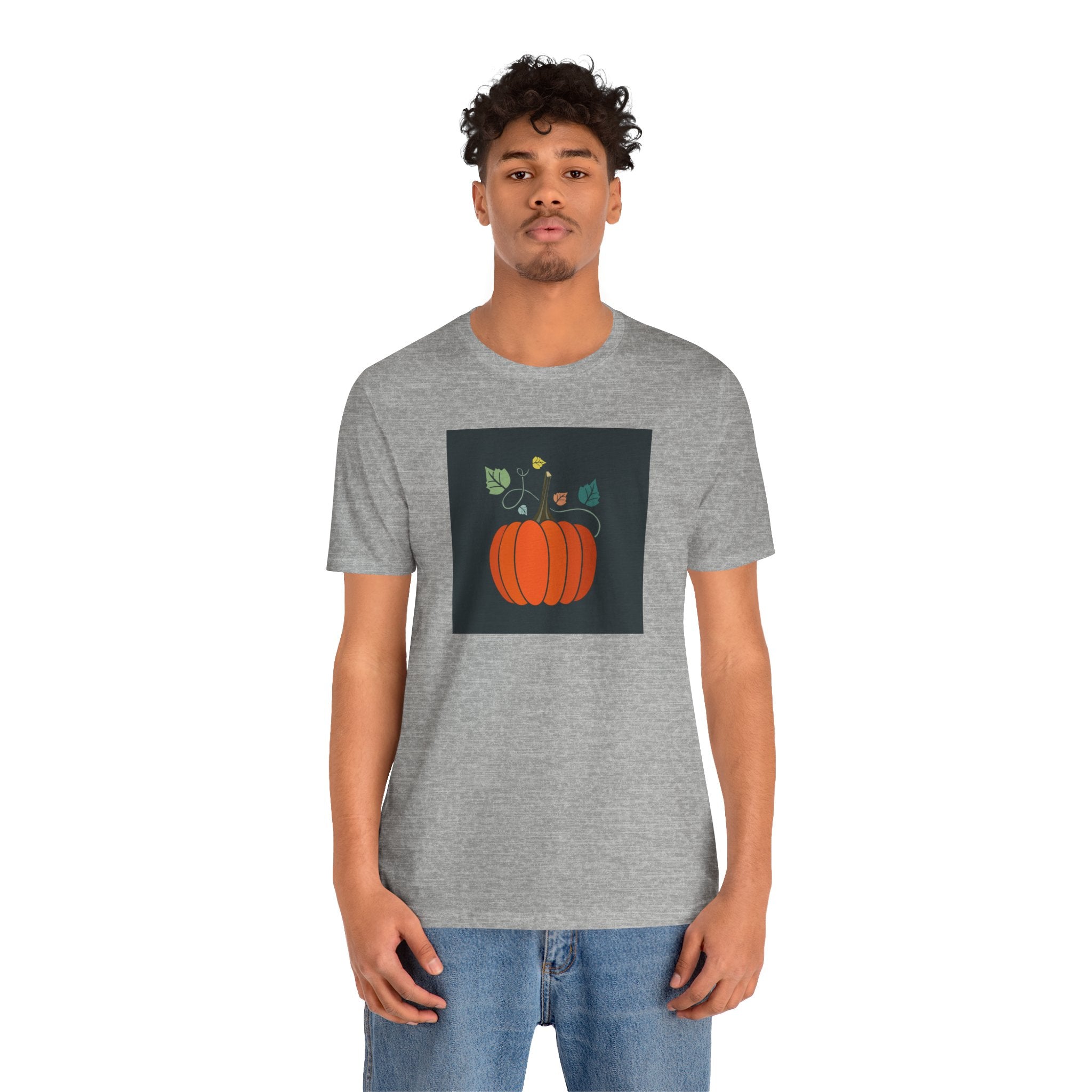 Pumpkin Illustration Tee — Autumn Pumpkin Graphic T-Shirt