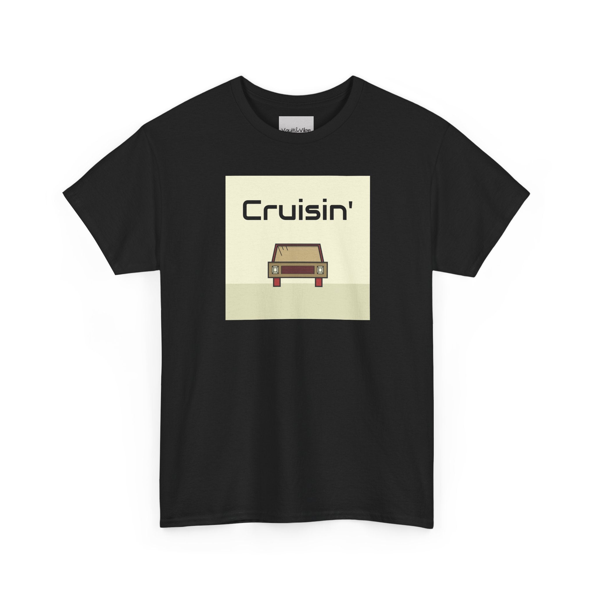 Cruisin' Vintage Car Tee — Retro Road Trip Graphic T-Shirt