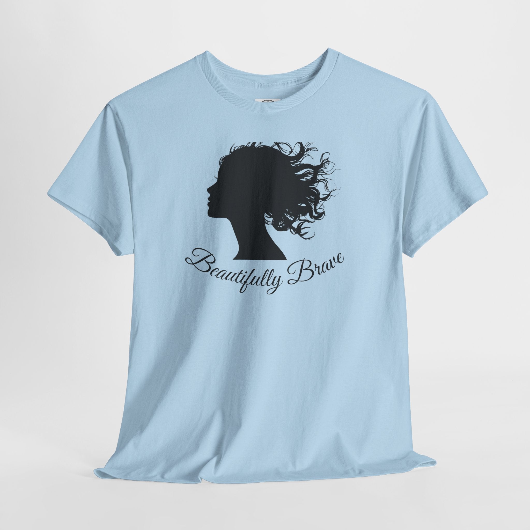 Unisex Heavy Cotton Tee- Woman Sillouette Tee