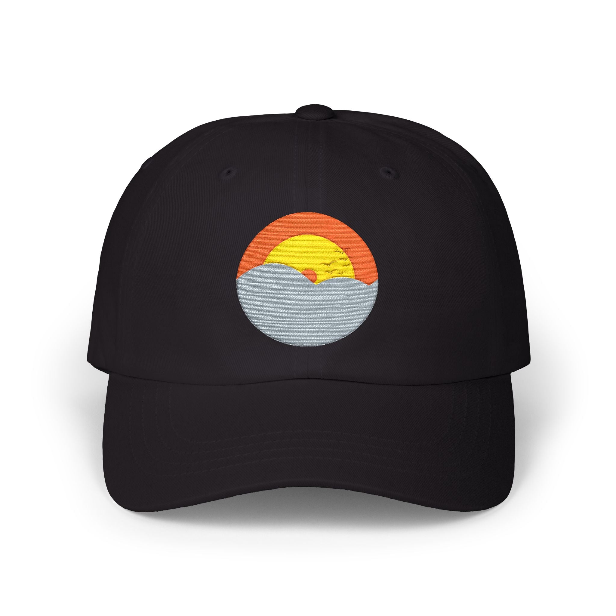 Dad Cap - Retro Sunset Embroidered Baseball Hat