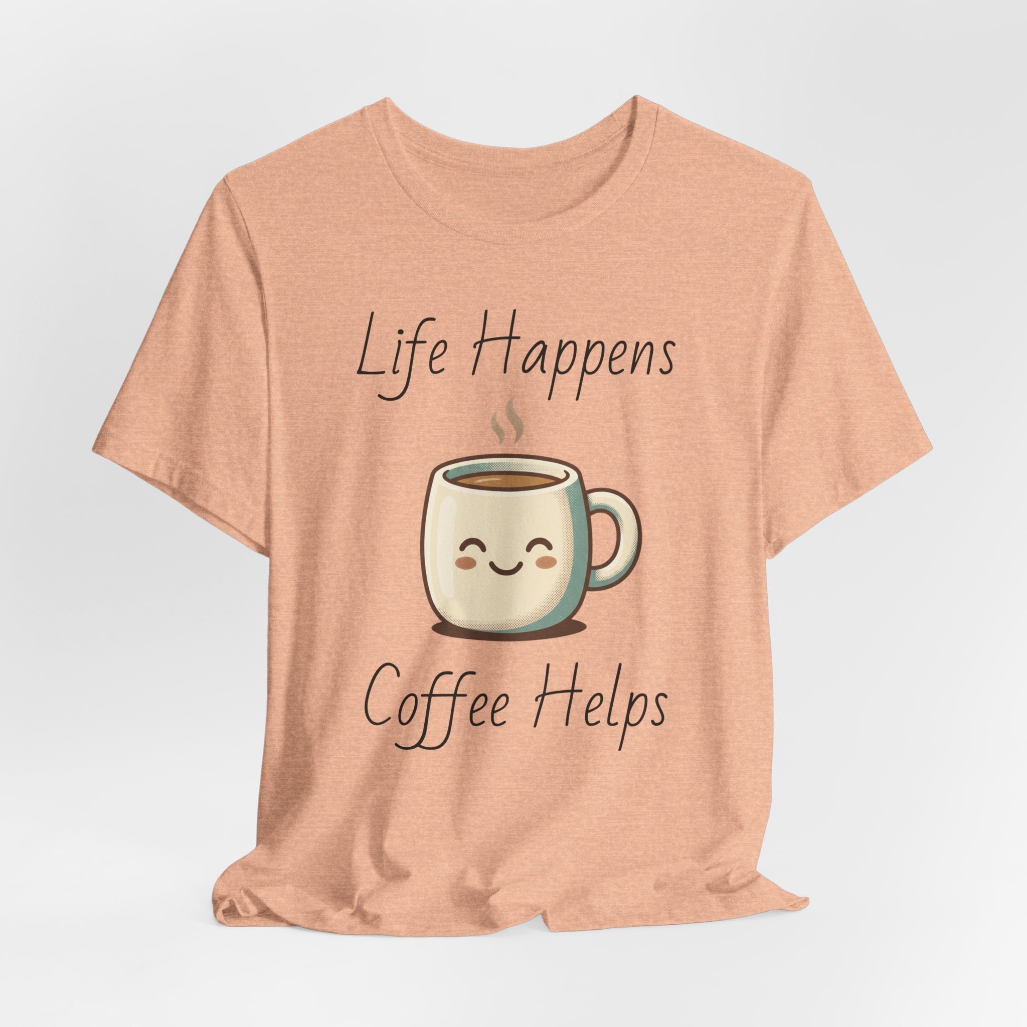 Coffee Cup Tee — Cute Steaming Coffee Graphic T-Shirt