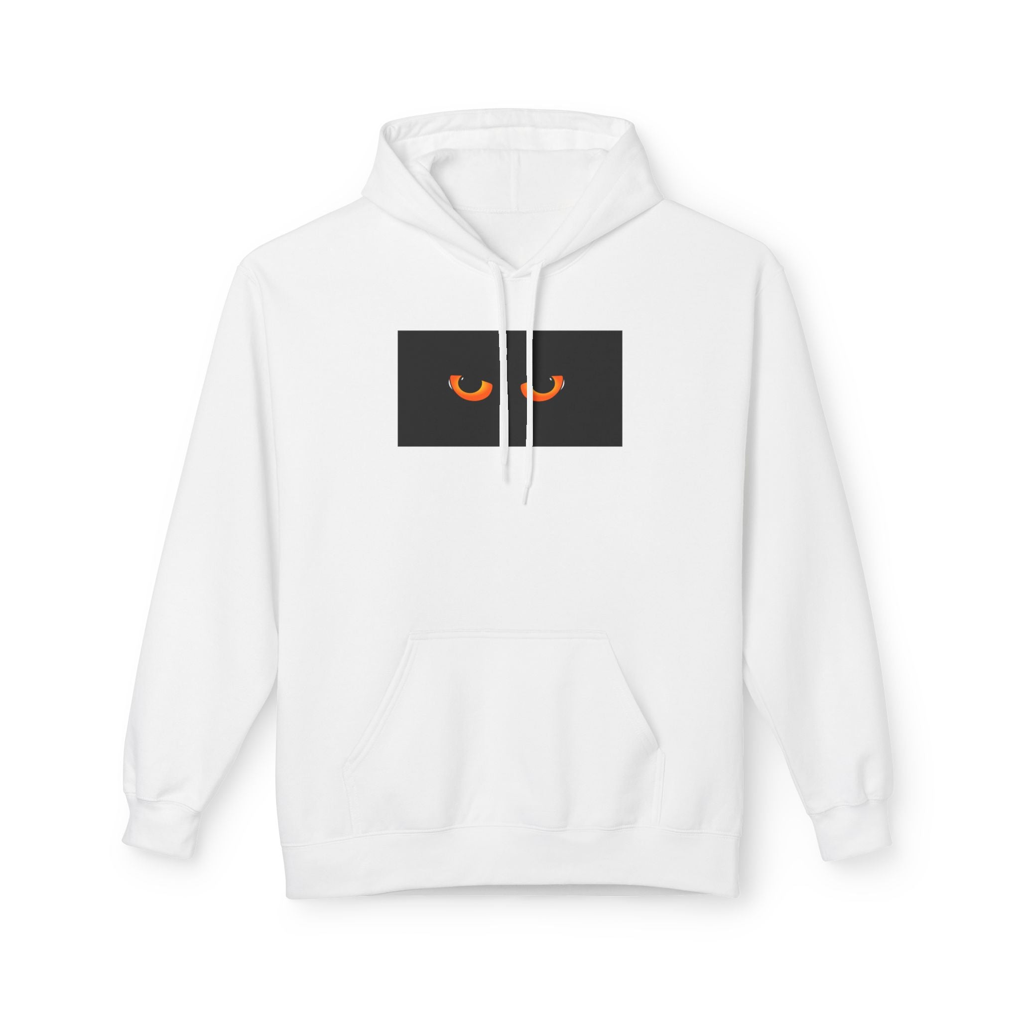 Hoodie - Peeking Cat Eyes Graphic Pullover