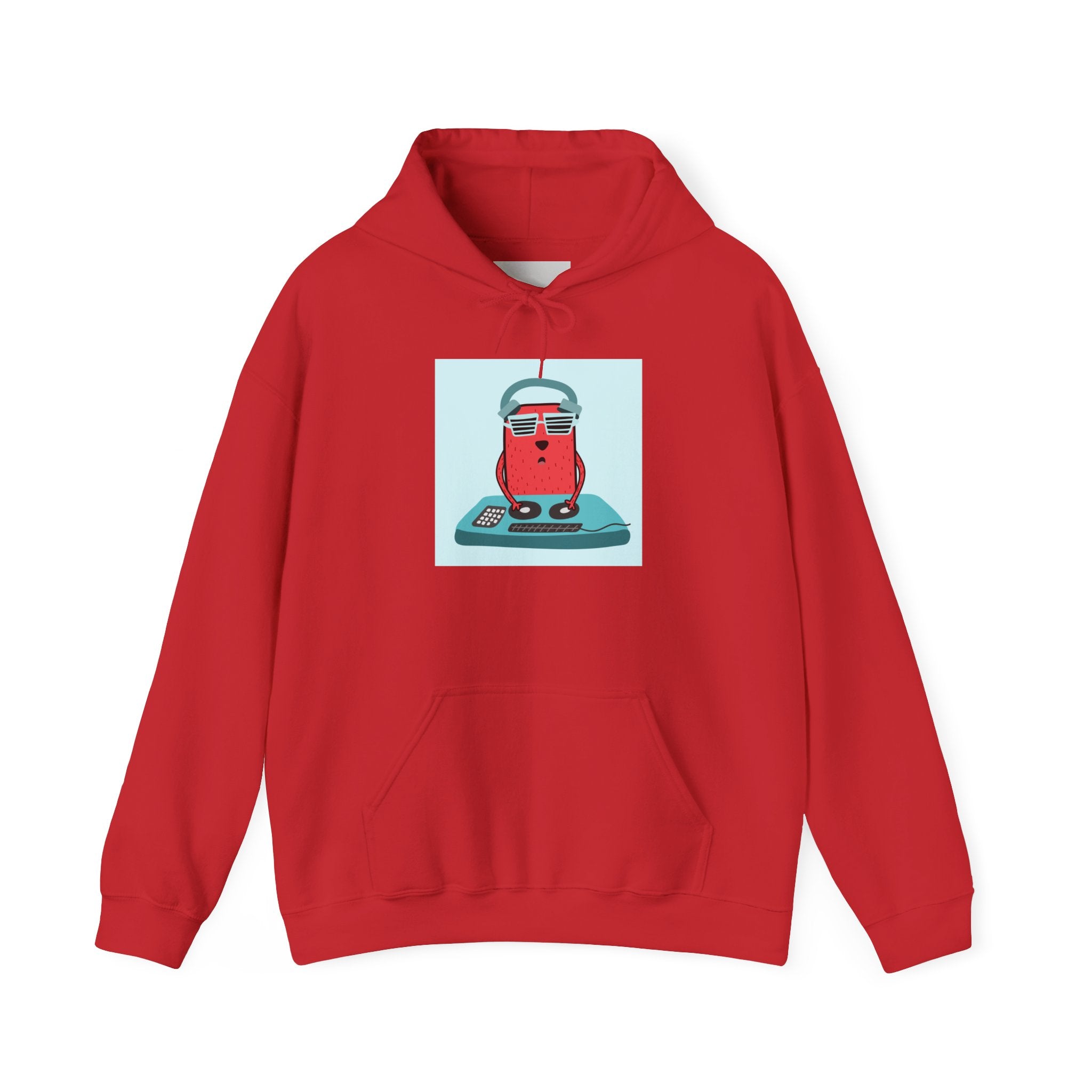 Hoodie — Retro Dj Character Graphic Hoodie