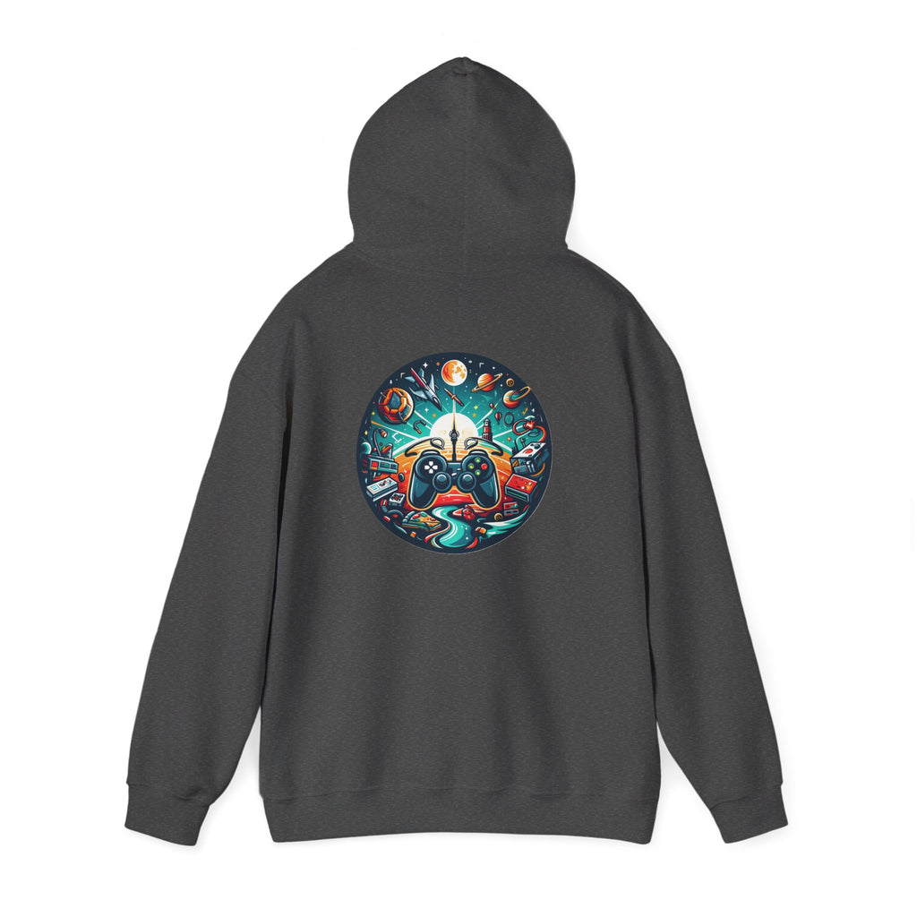 Hoodie — Retro Gaming Galaxy Graphic Pullover
