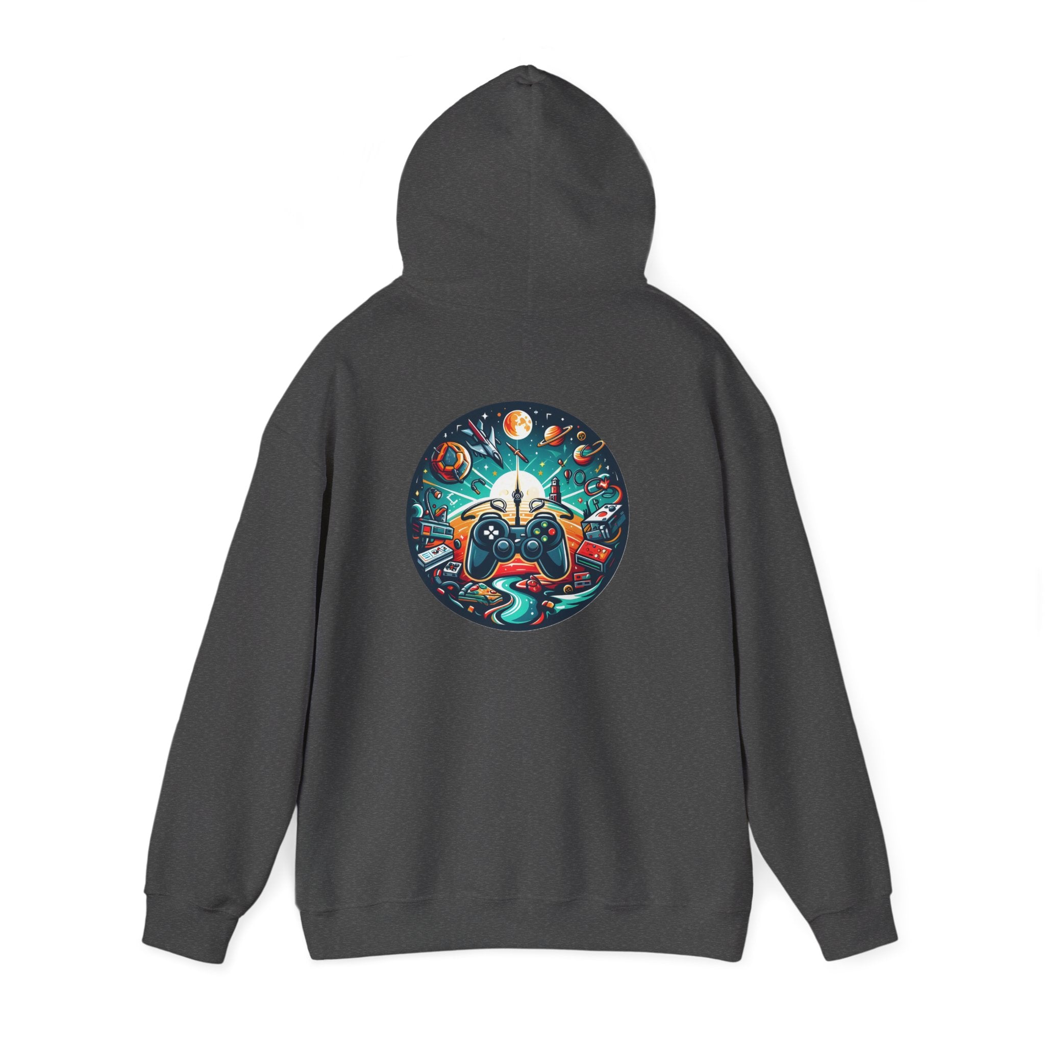Hoodie — Retro Gaming Galaxy Graphic Pullover