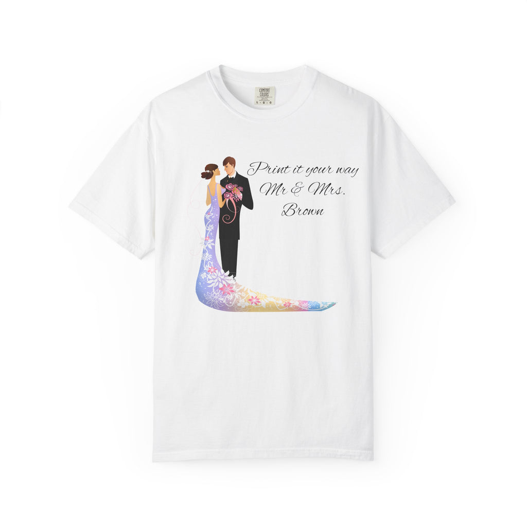 Wedding Couple T-Shirt — 'From This Moment Mr. & Mrs.' Bridal Tee